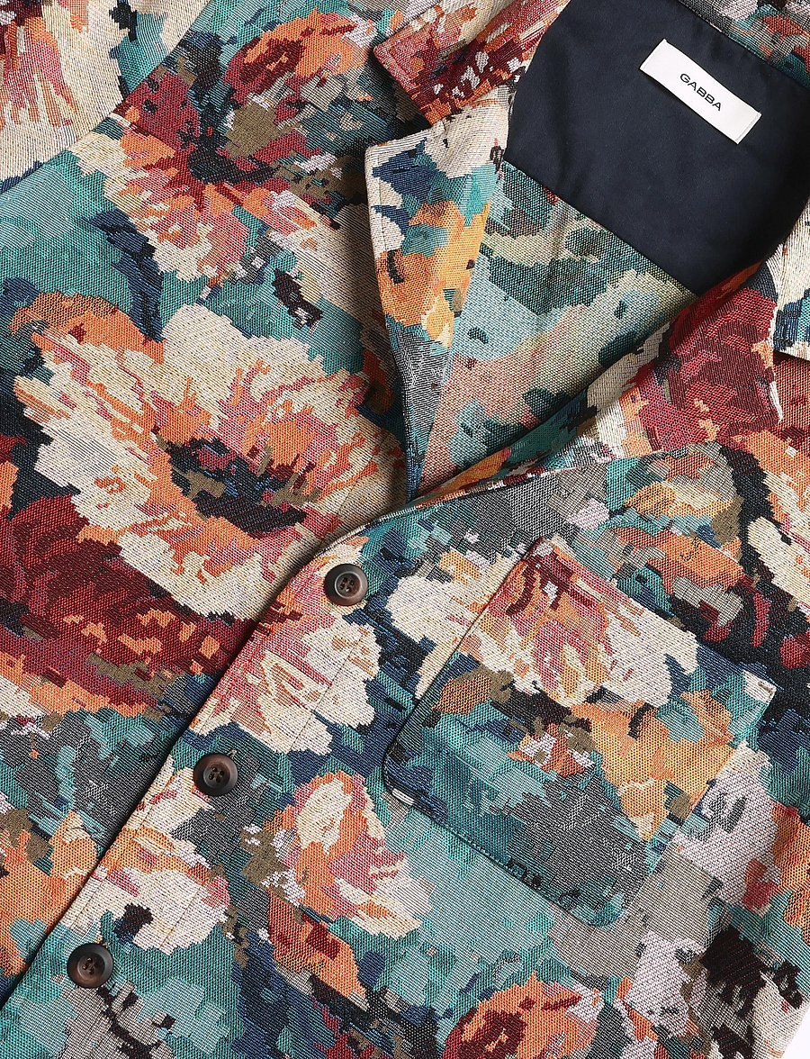 Gabba - GABsimone Reso Fiore LS Overshirt - gemusterte hemden - multi pattern - 2