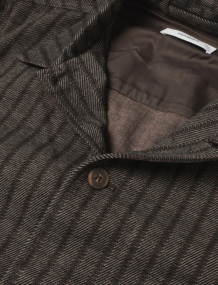 Gabba - GABlibre AX Zapies LS Overshirt - herbstjacken - brown slate - 2