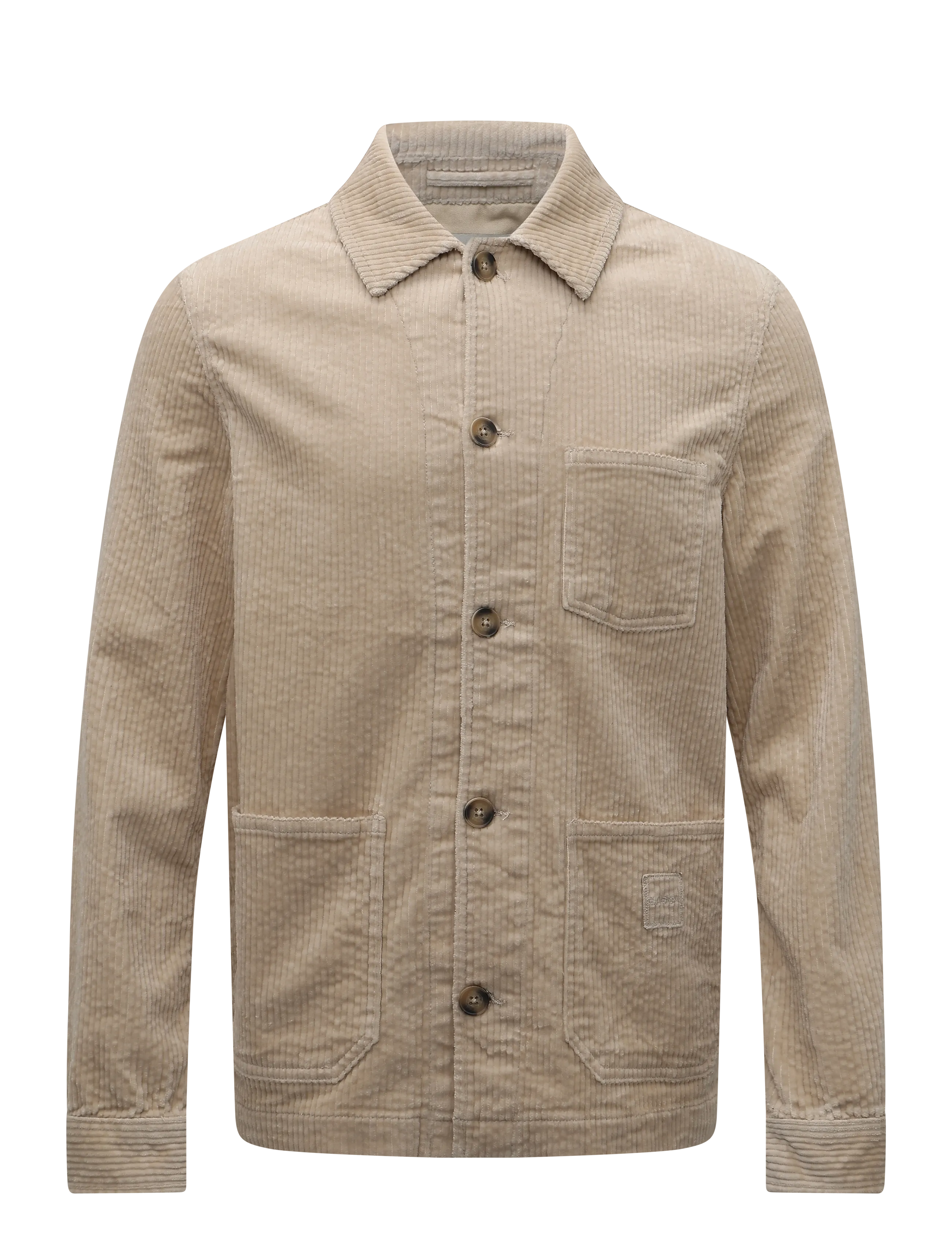 Gabba GABbeta Ibre LS Overshirt - Tøj - BIRCH / beige