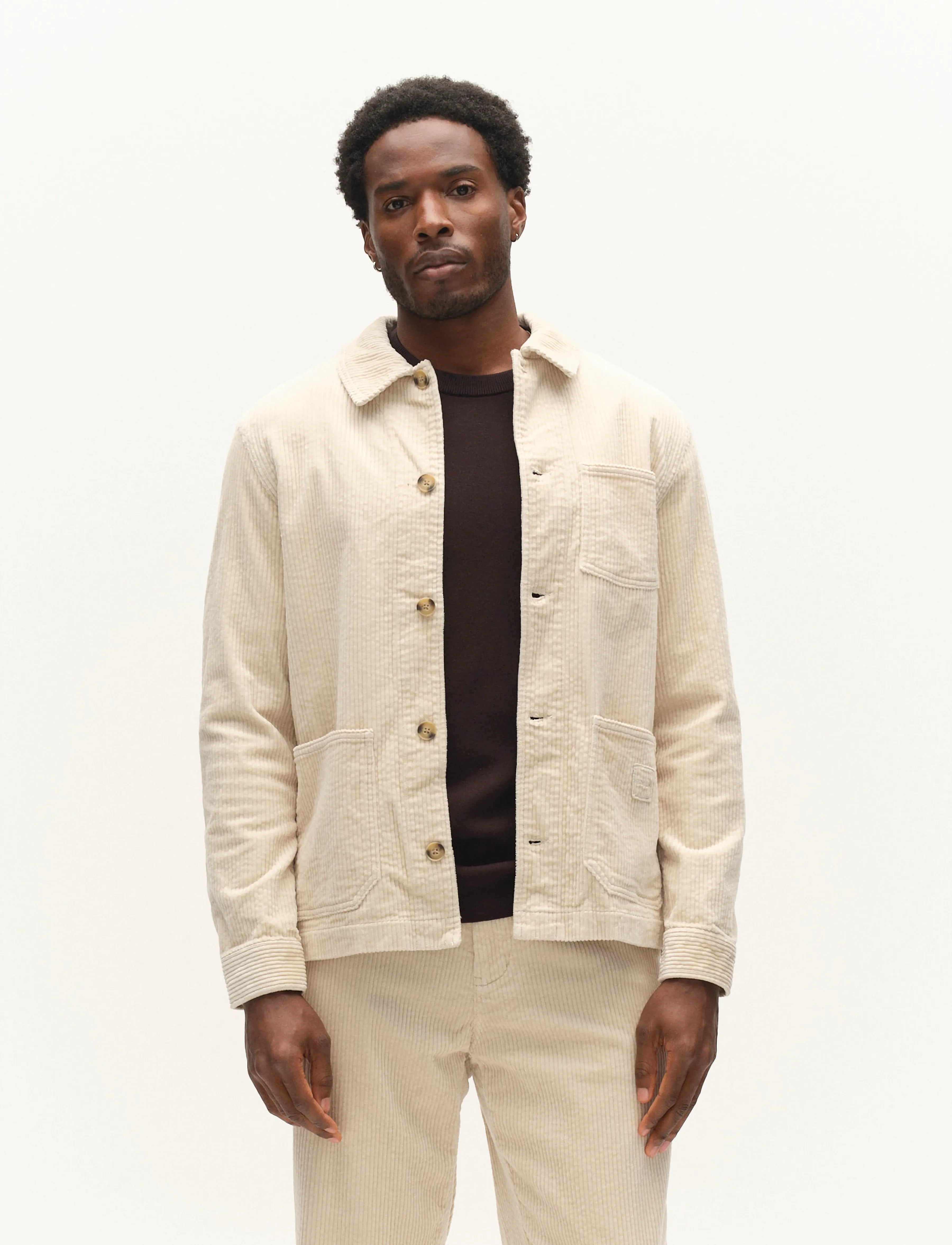 Gabba - GABbeta Ibre LS Overshirt - höstjackor - birch - 4