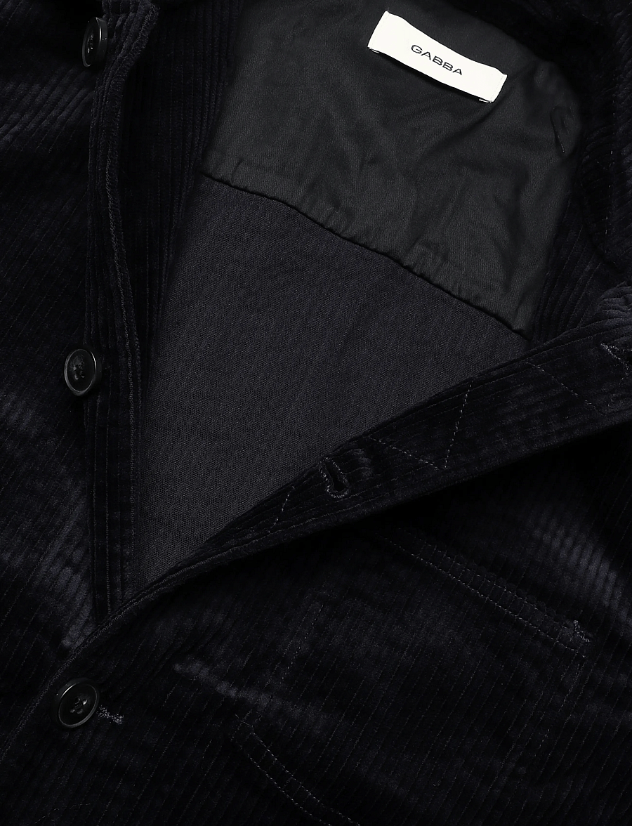 Gabba - GABbeta Ibre LS Overshirt - fall jackets - dark navy - 5