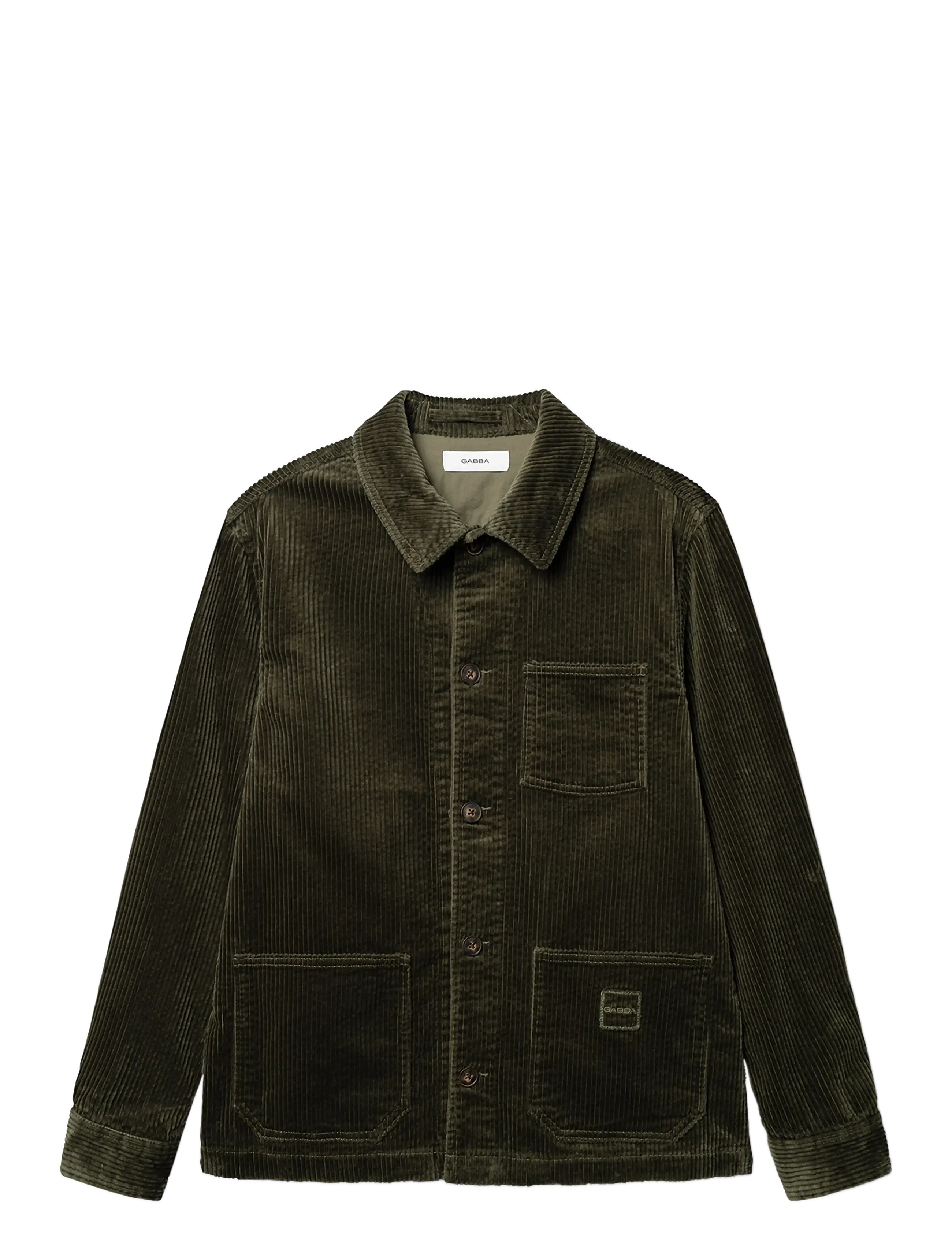 Gabba - GABbeta Ibre LS Overshirt - höstjackor - forest night - 1