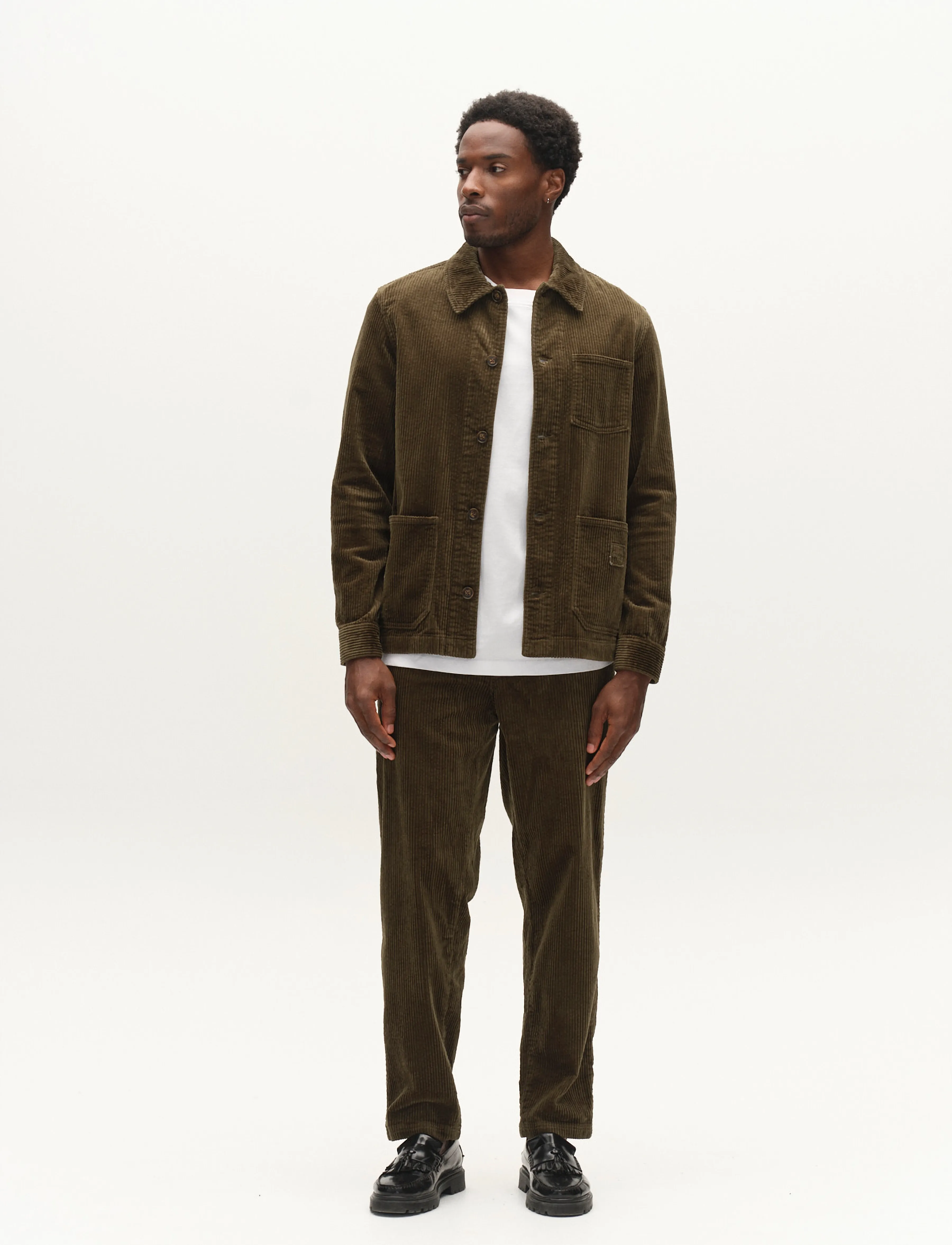 Gabba GABbeta Ibre LS Overshirt - Shoppa efter tillfälle - FOREST NIGHT / green