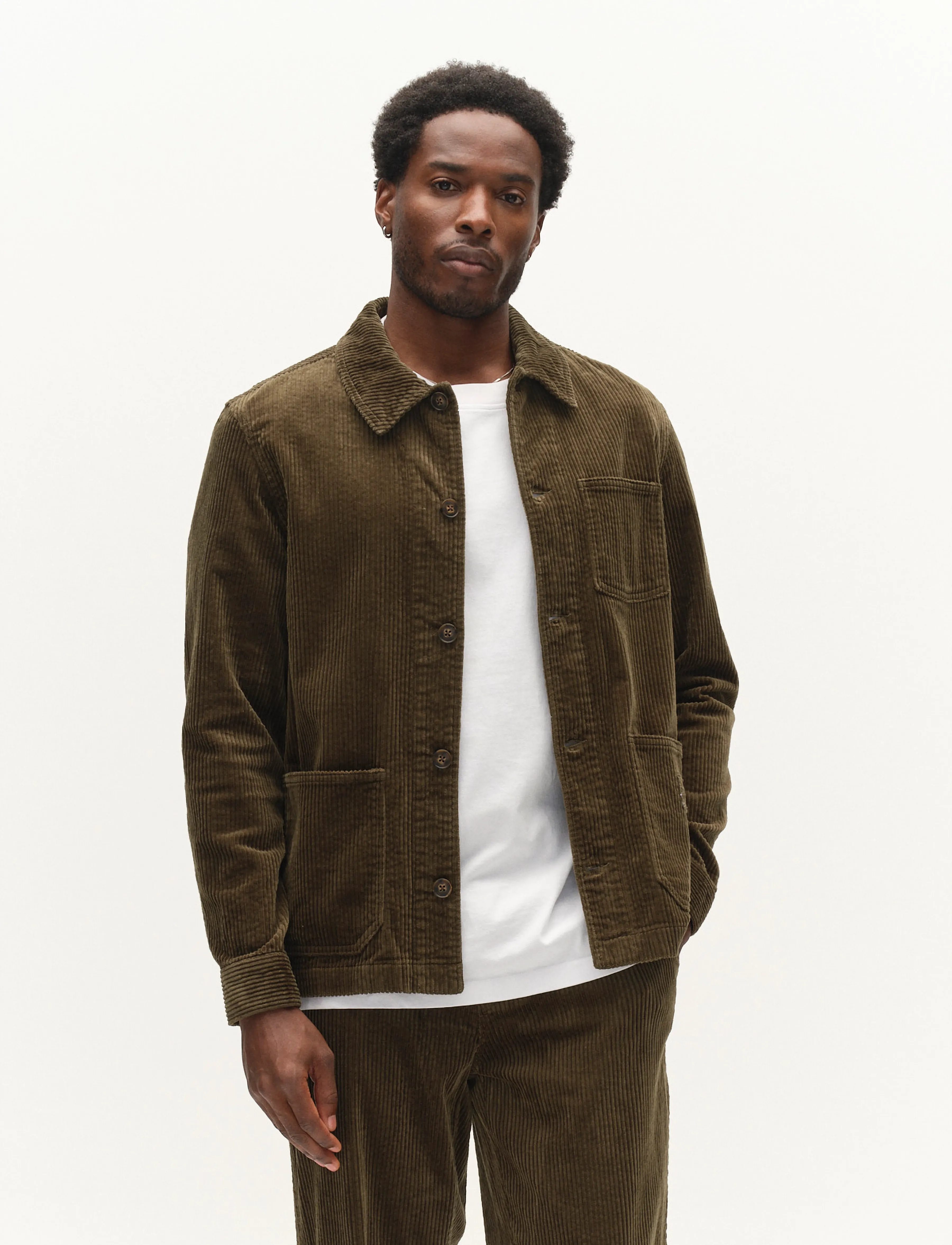 Gabba - GABbeta Ibre LS Overshirt - höstjackor - forest night - 4