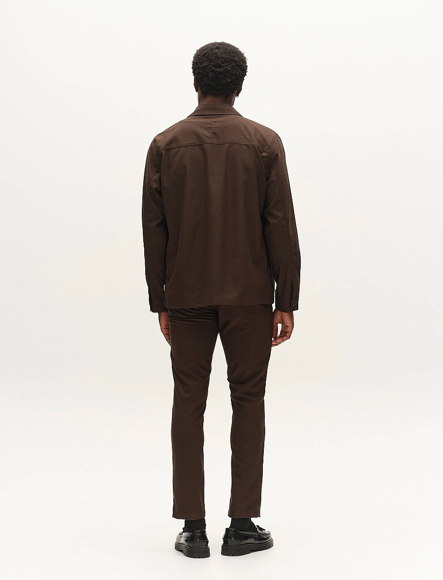Gabba - GABtogger Base Deme LS Overshirt - shoppa efter tillfälle - brown slate - 3