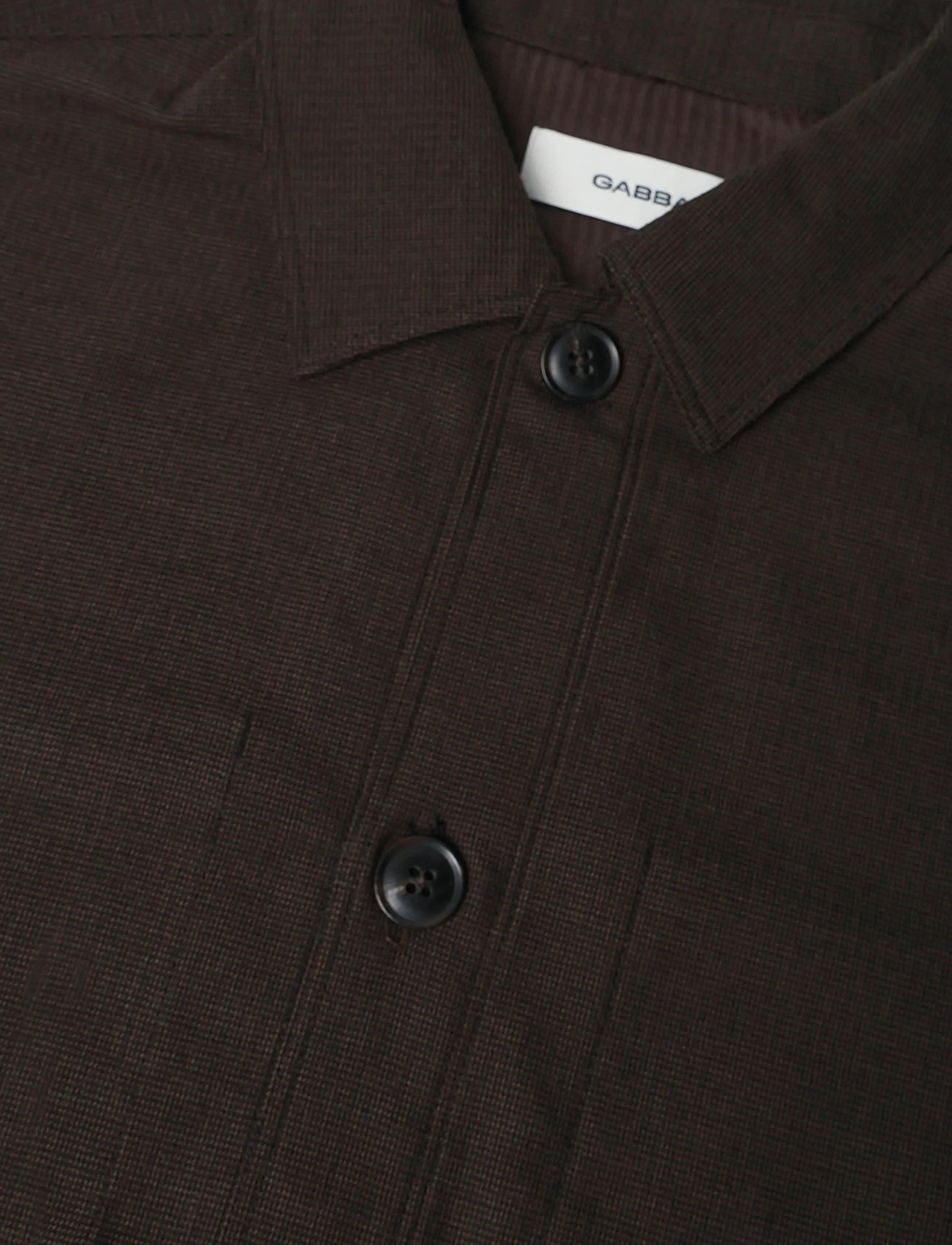 Gabba - GABtogger Base Deme LS Overshirt - höstjackor - brown slate - 2