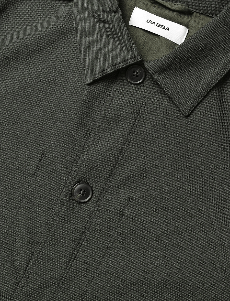 Gabba - GABtogger Base Deme LS Overshirt - efterårsjakker - forest night - 2