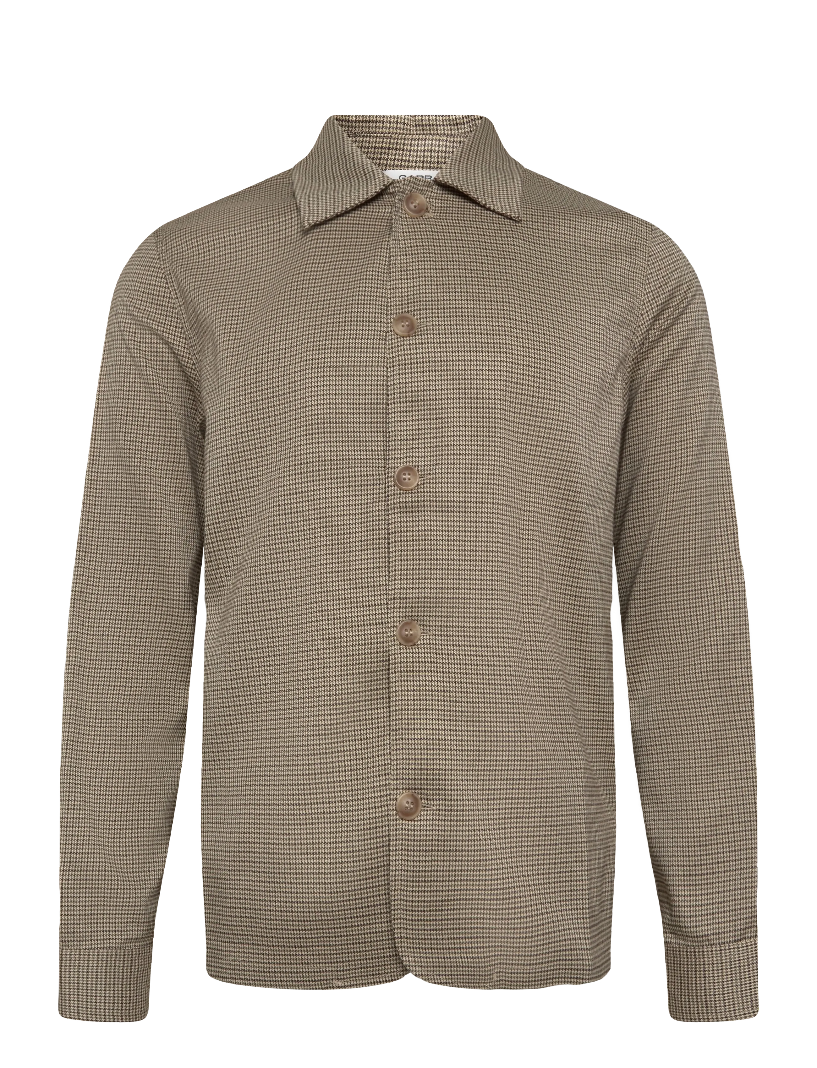 Gabba GABfelix Brit LS Shirt - Karierte Hemden - DARK SAND / beige