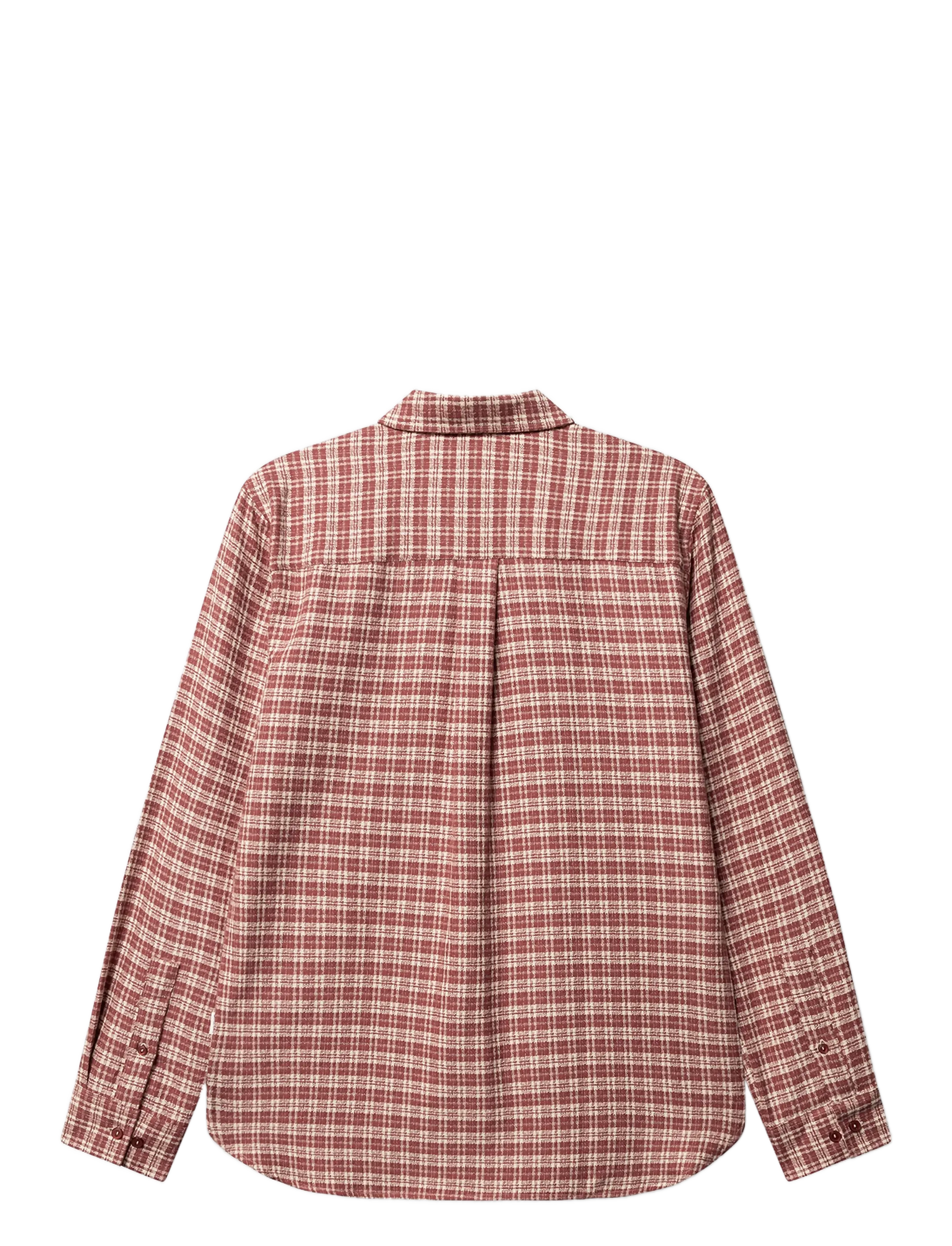 Gabba - GABsven Reg TX2 LS Shirt - ternede skjorter - brick red - 2