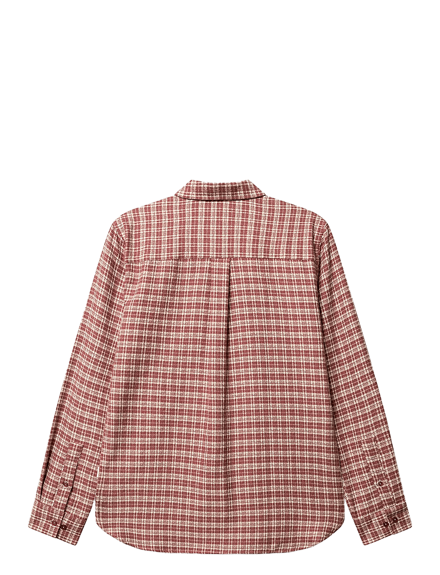 Gabba - GABsven Reg TX2 LS Shirt - ternede skjorter - brick red - 2