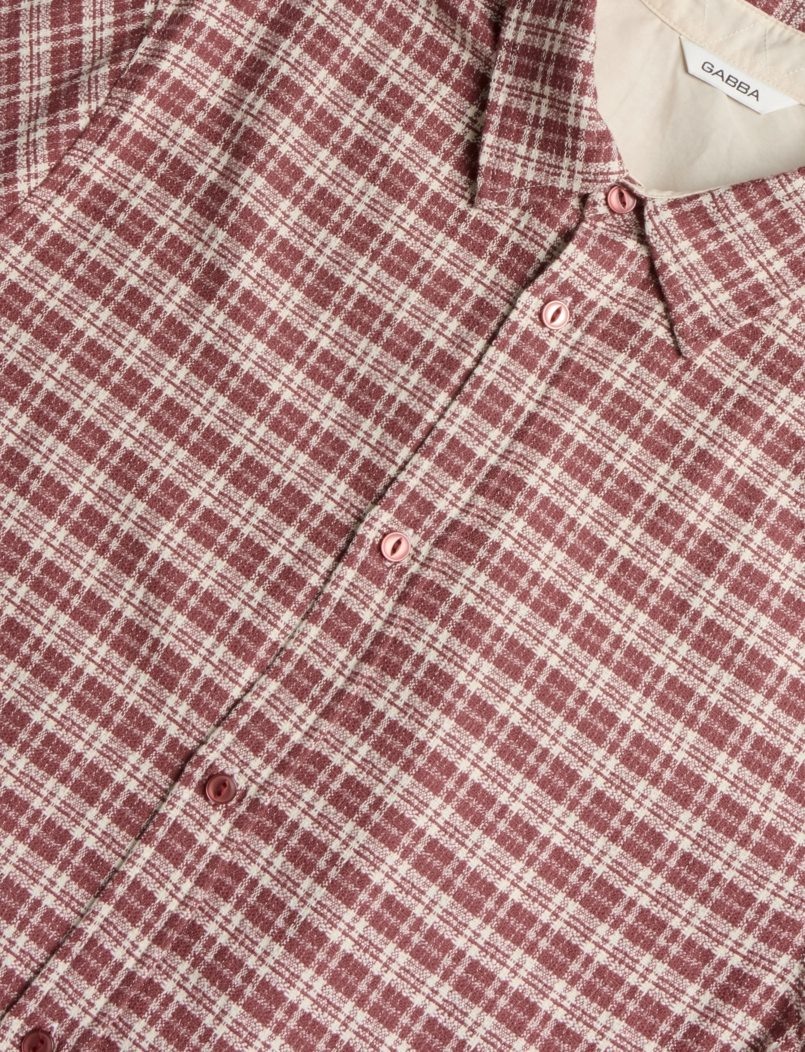 Gabba - GABsven Reg TX2 LS Shirt - ternede skjorter - brick red - 5