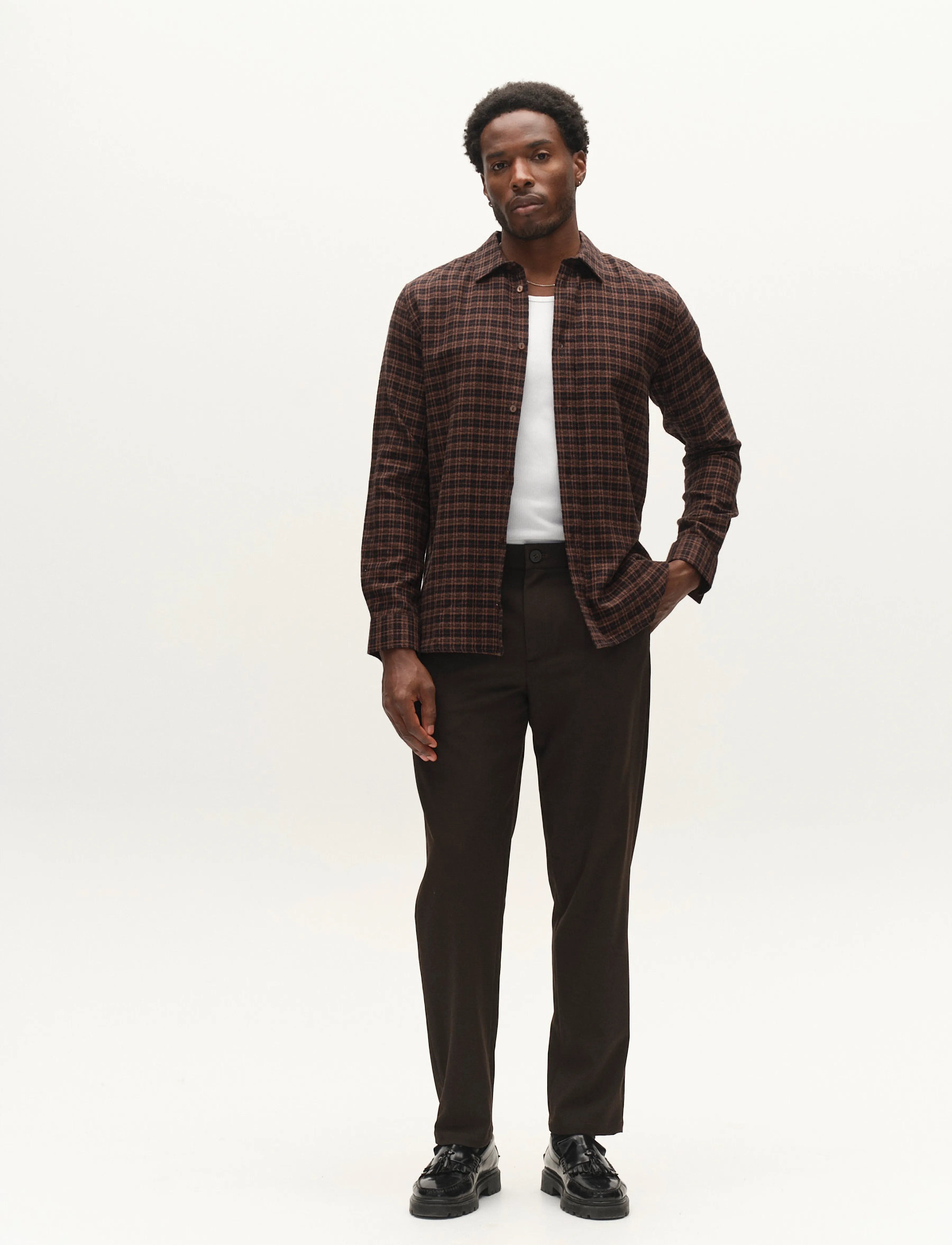 Gabba GABsven Reg TX2 LS Shirt - Shoppa efter tillfälle - BROWN SLATE / brown