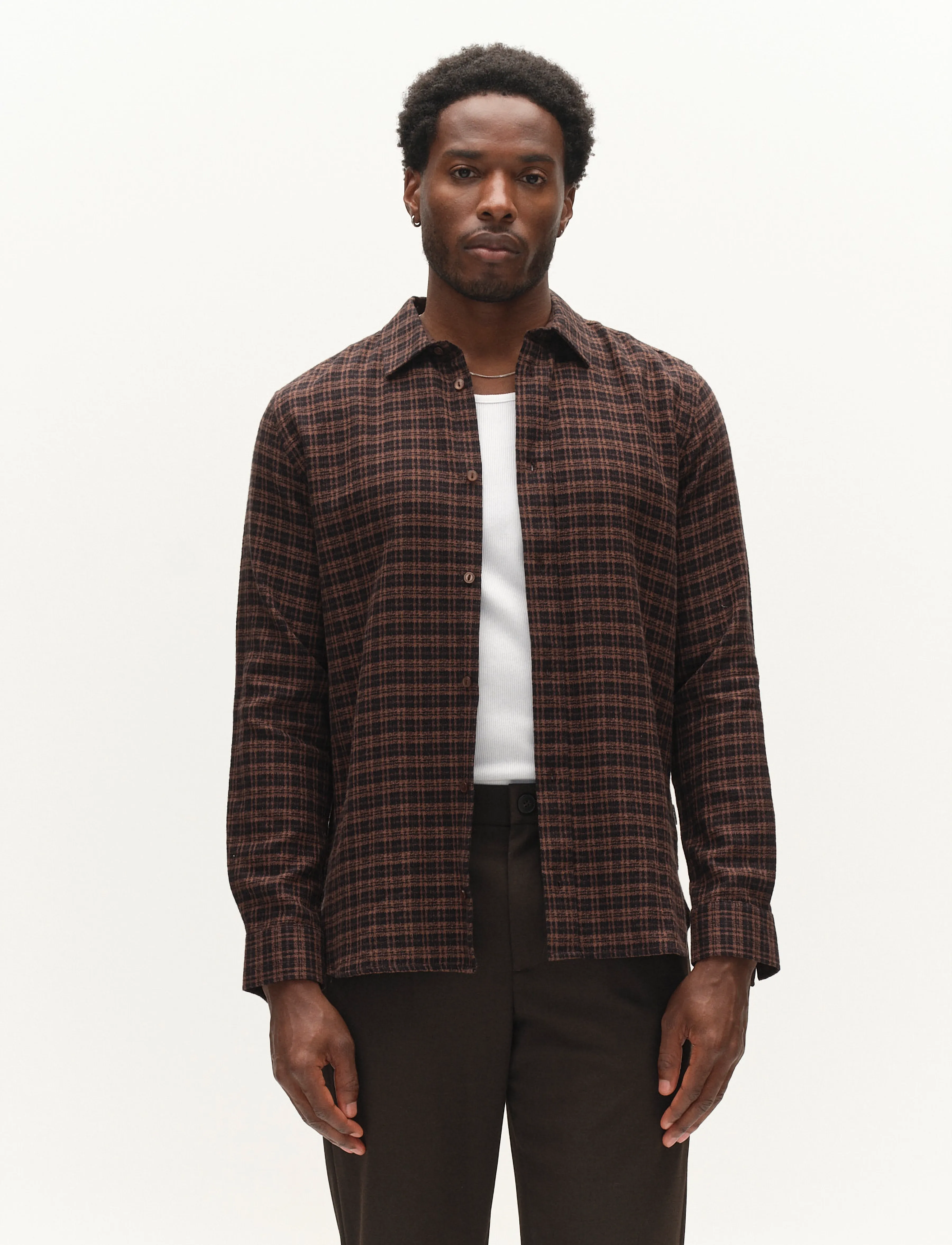 Gabba - GABsven Reg TX2 LS Shirt - brown slate - 4
