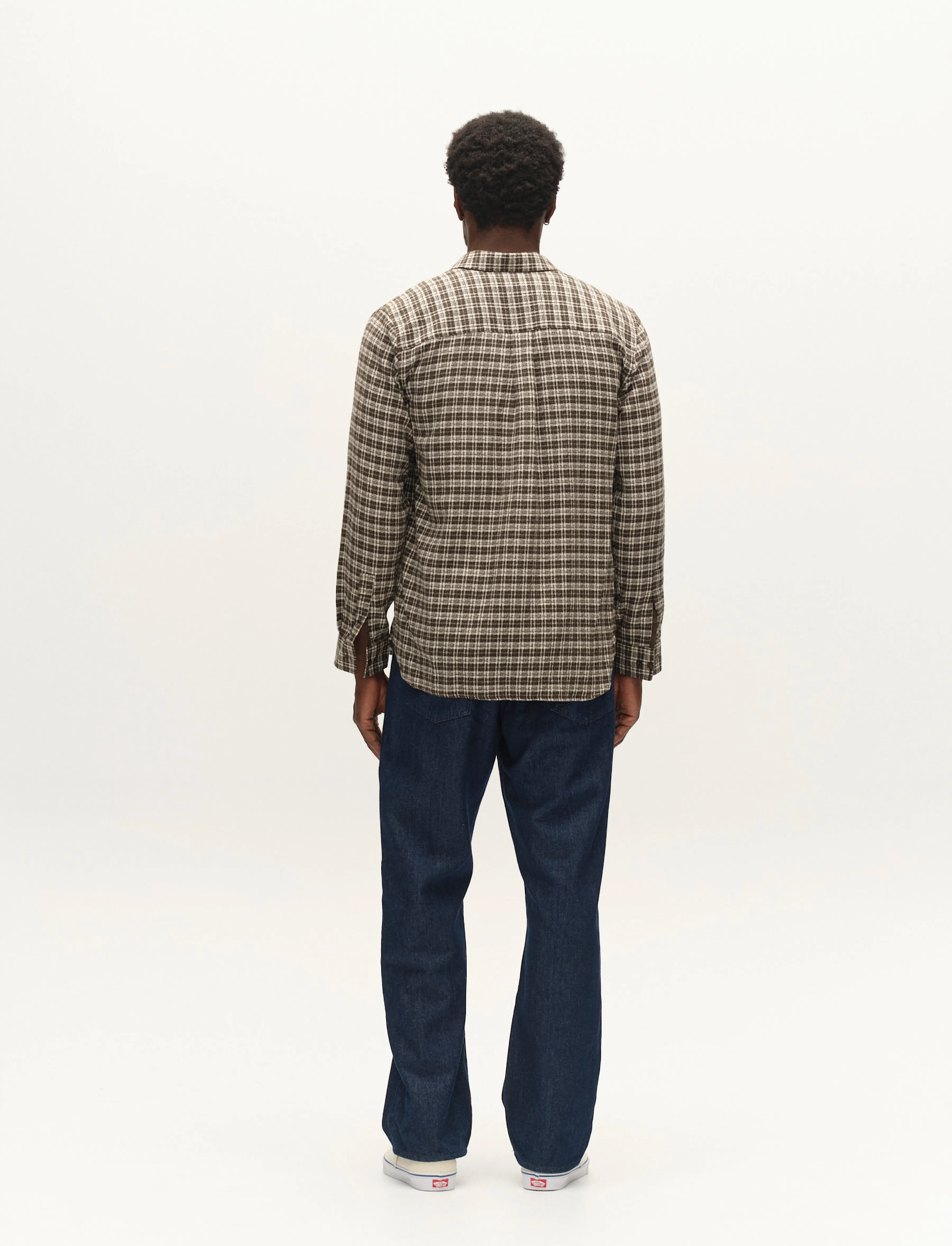 Gabba - GABsven Reg TX2 LS Shirt - ternede skjorter - forest night - 3