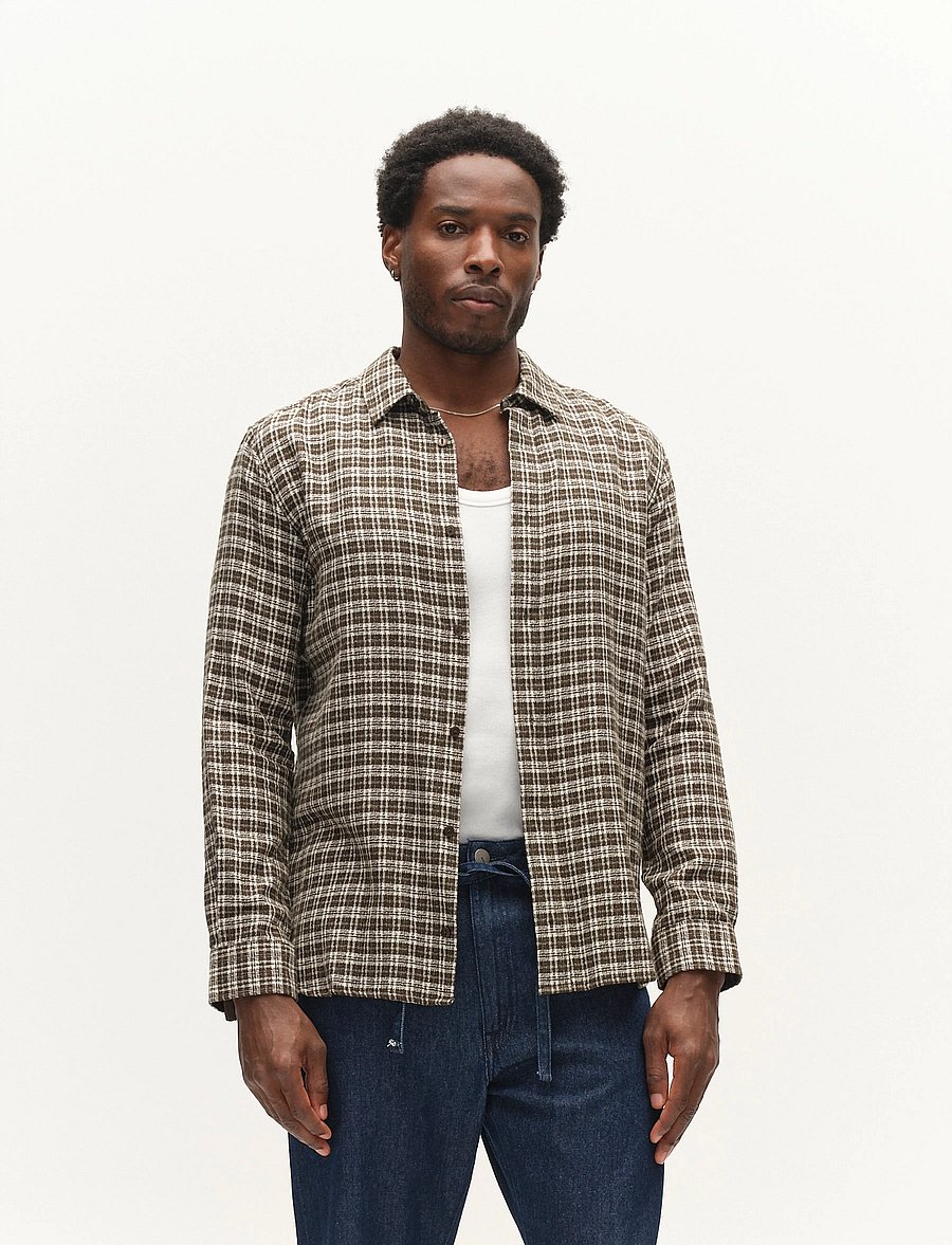 Gabba - GABsven Reg TX2 LS Shirt - ternede skjorter - forest night - 4