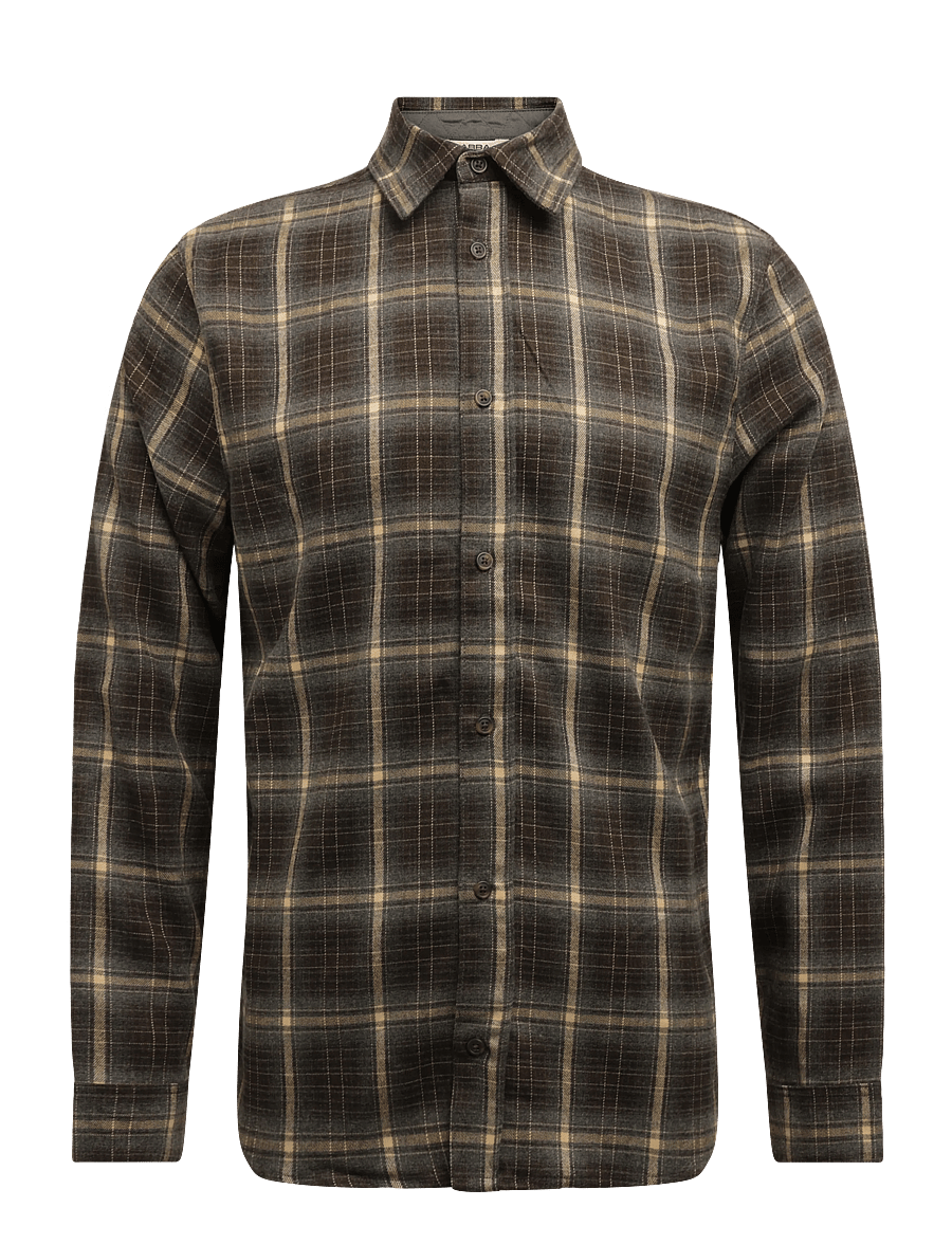 Gabba - GABsven Reg F1097 LS Shirt - ruudulised särgid - forest night - 0