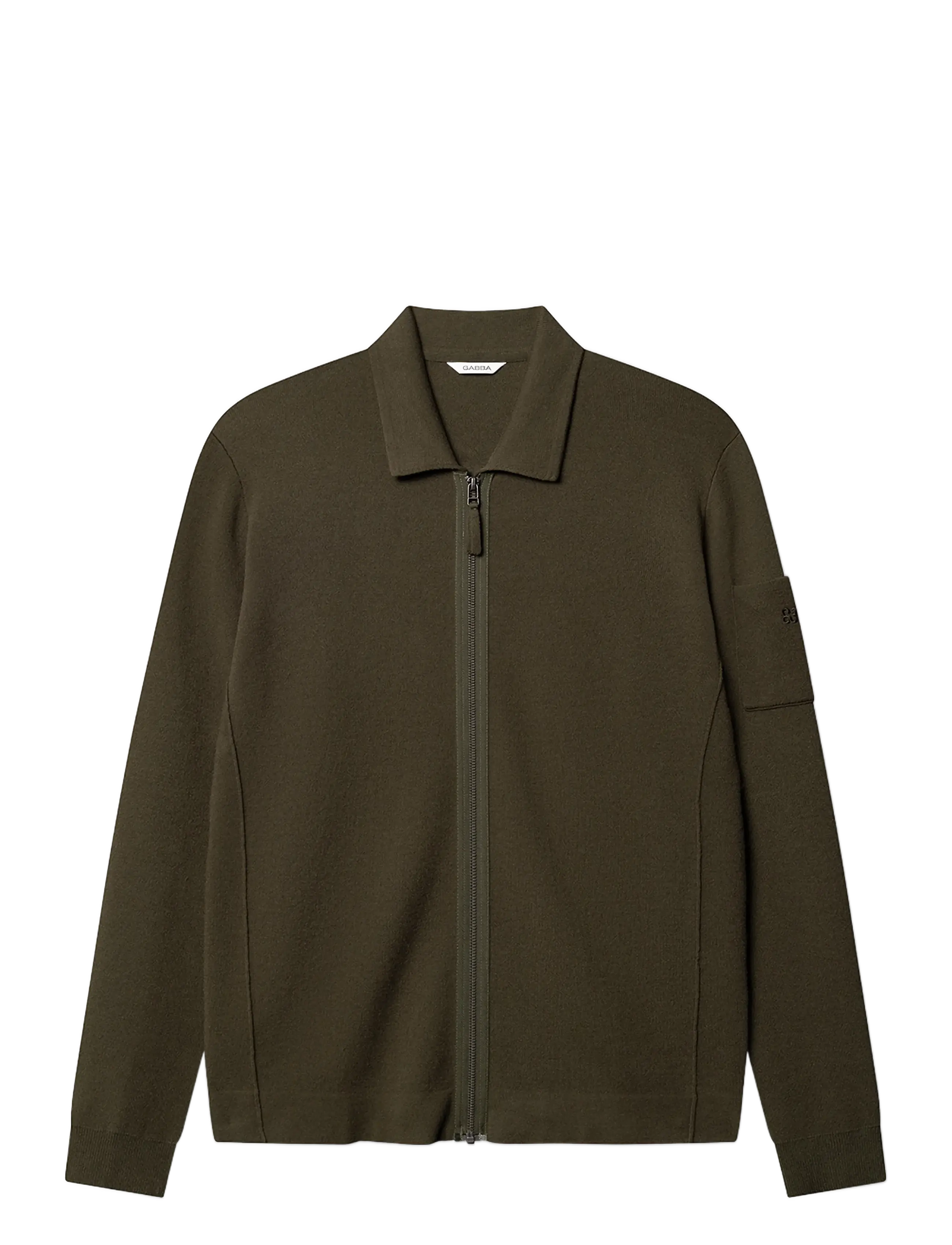 Gabba - GABadriel Zip Lume LS Knit - forest night - 1