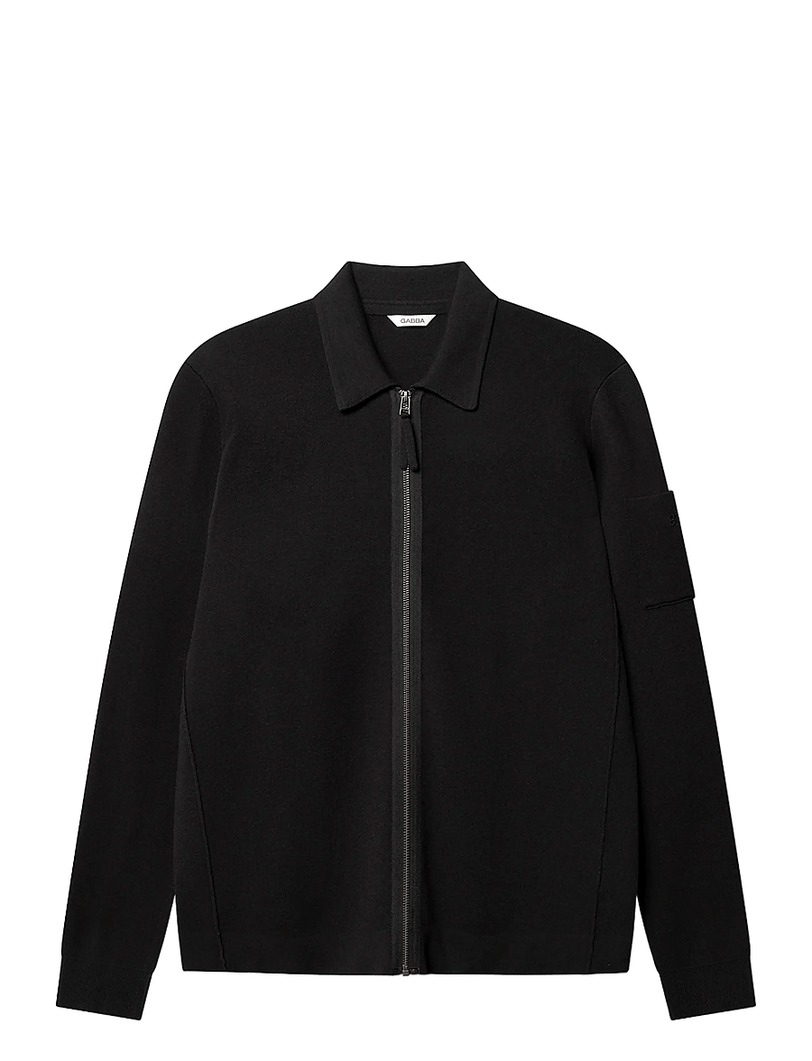 Gabba - GABadriel Zip Lume LS Knit - lukuga džemprid - meteorite - 1