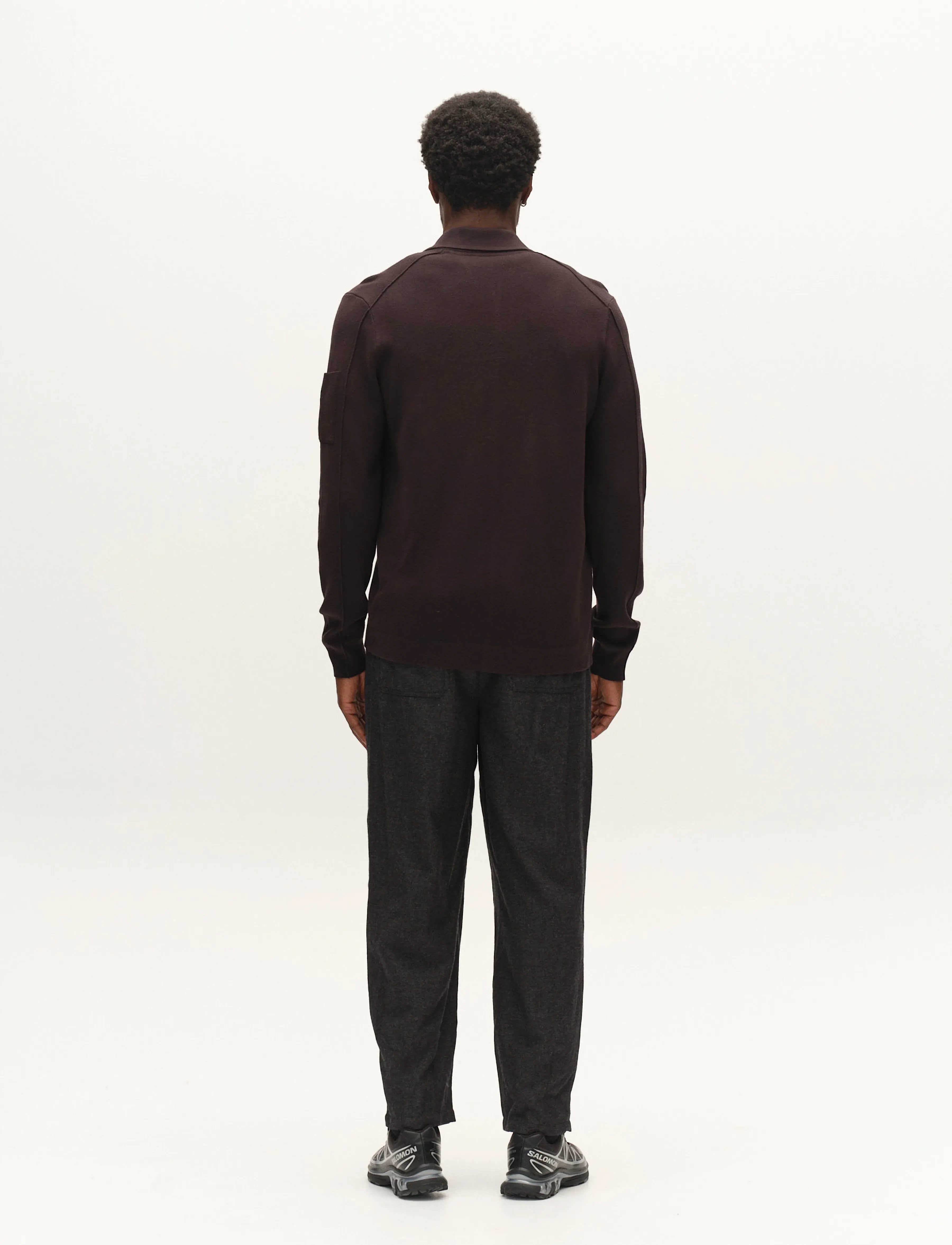 Gabba - GABadriel Zip Lume LS Knit - lukuga džemprid - meteorite - 3