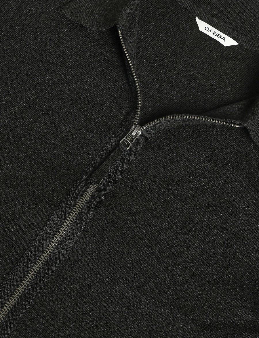 Gabba - GABadriel Zip Lume LS Knit - lukuga džemprid - meteorite - 5