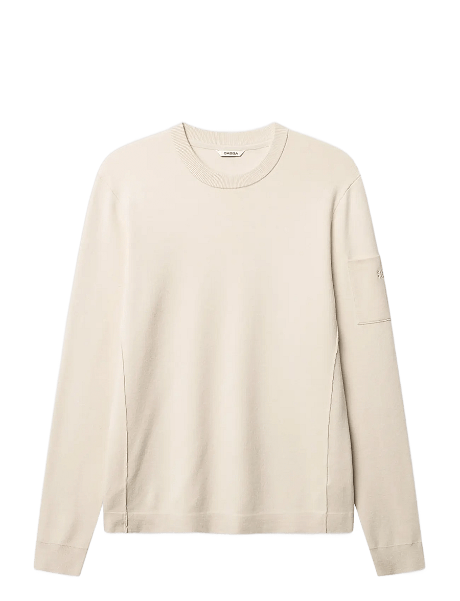 Gabba - GABadriel O-Neck Lume LS Knit - Ümara kaelusega - birch - 0