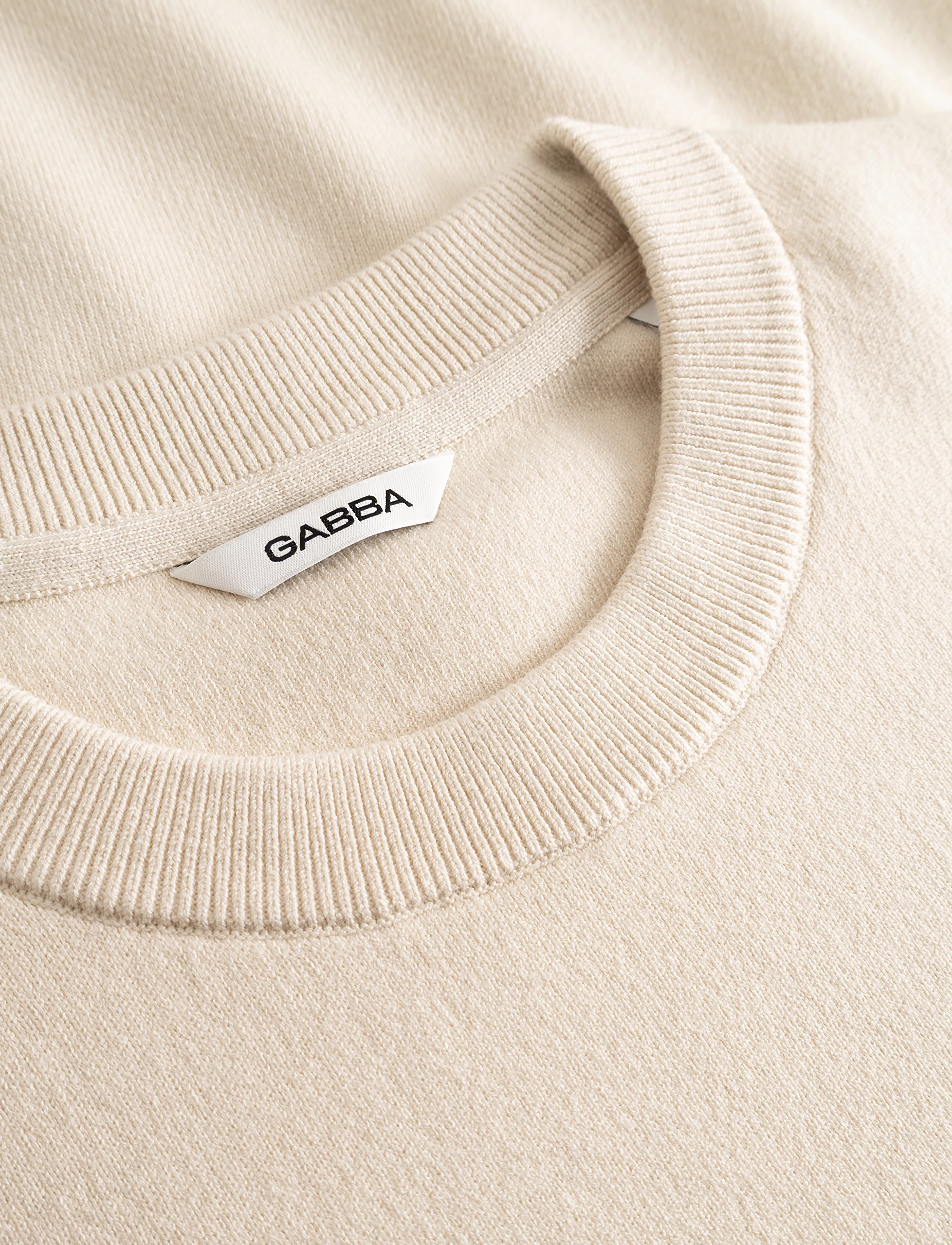 Gabba - GABadriel O-Neck Lume LS Knit - Ümara kaelusega - birch - 2