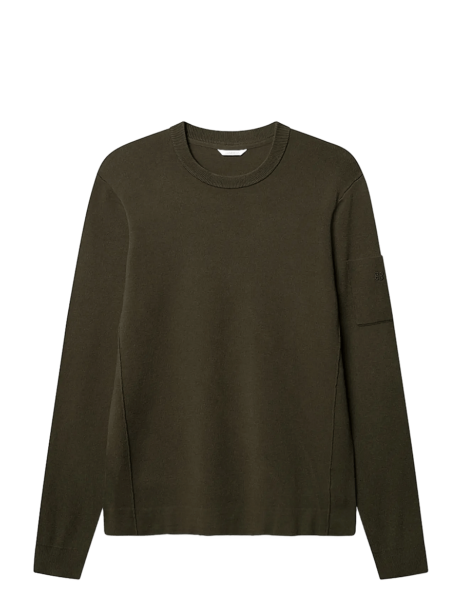 Gabba - GABadriel O-Neck Lume LS Knit - Ümara kaelusega - forest night - 1