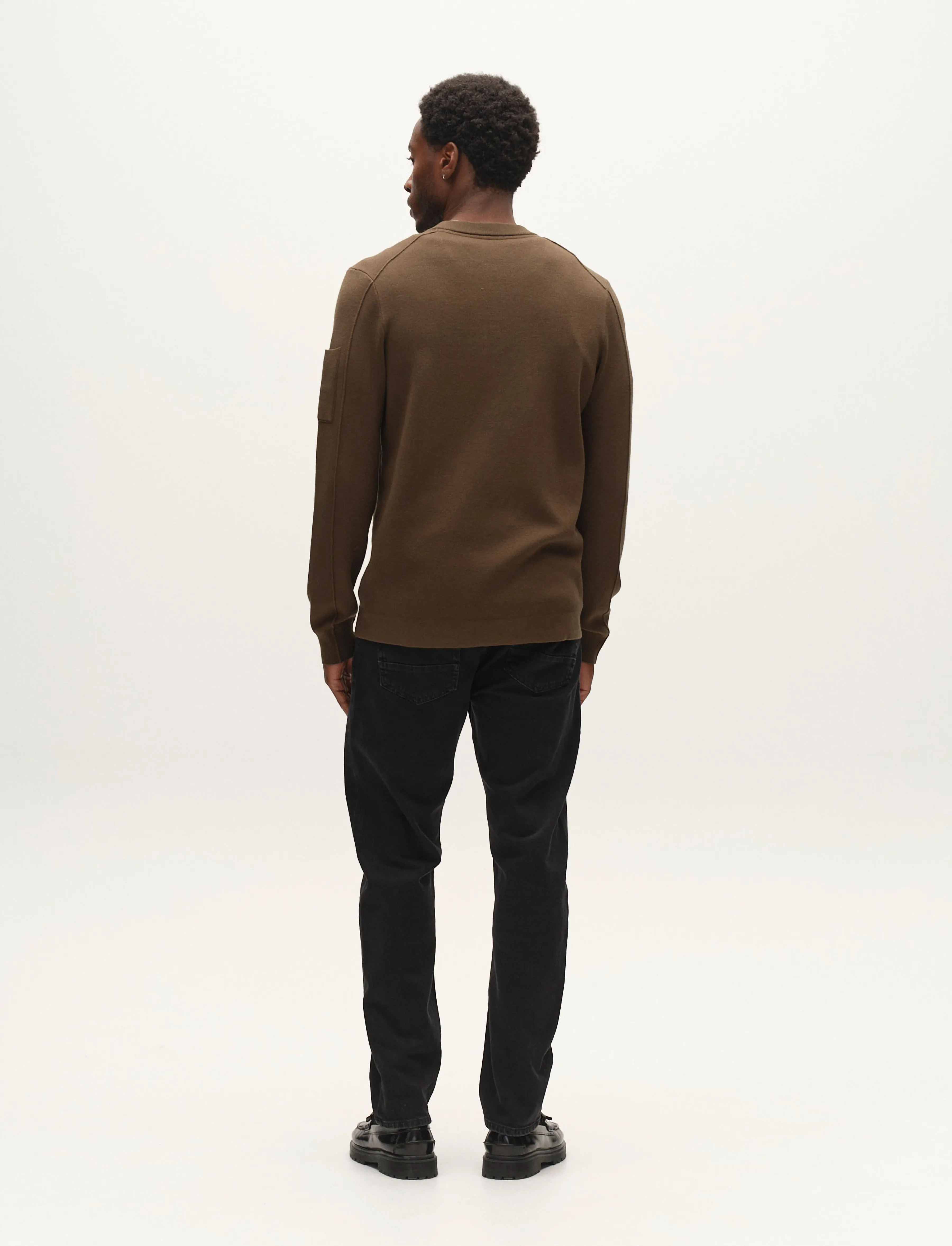 Gabba - GABadriel O-Neck Lume LS Knit - Ümara kaelusega - forest night - 3