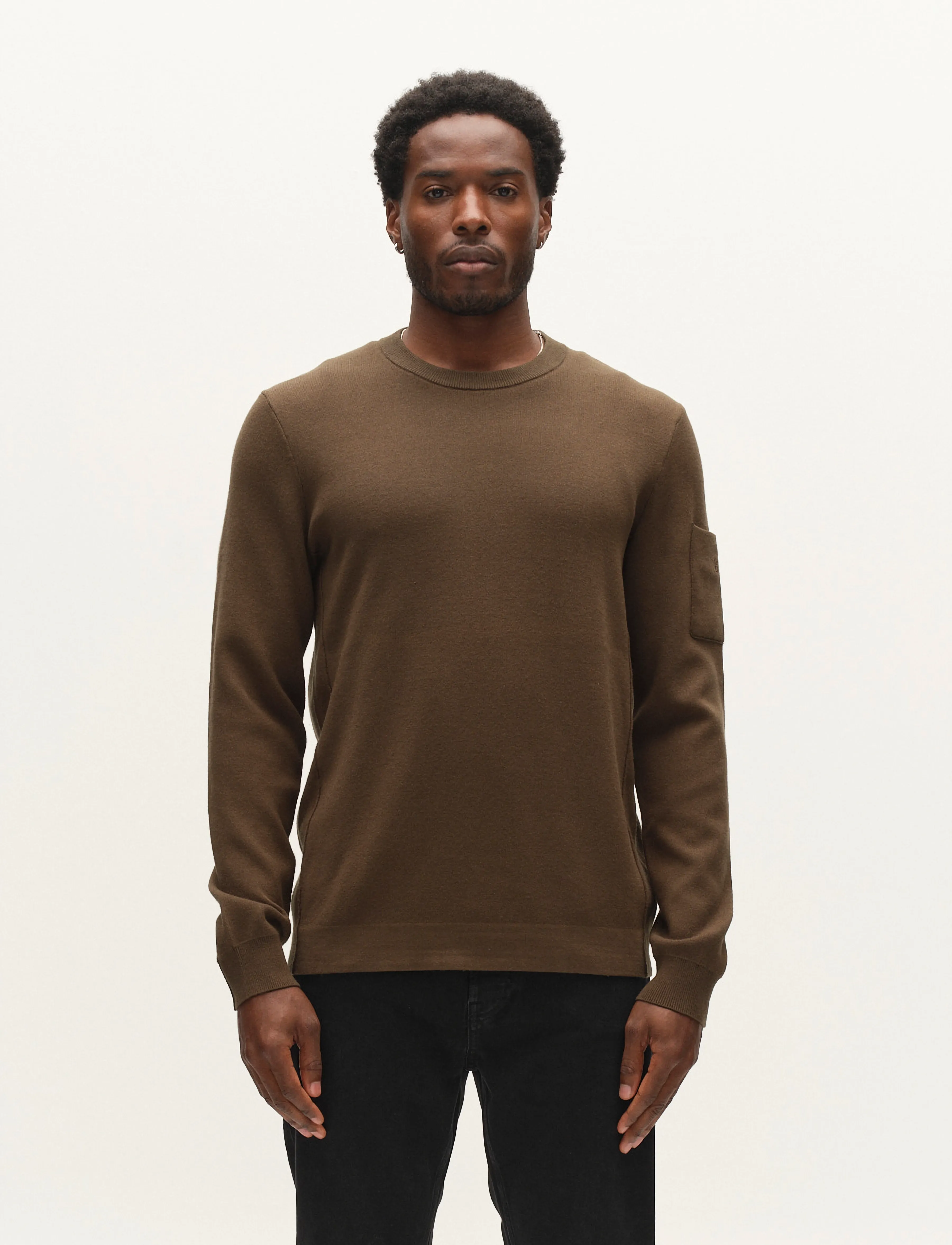 Gabba - GABadriel O-Neck Lume LS Knit - Ümara kaelusega - forest night - 4