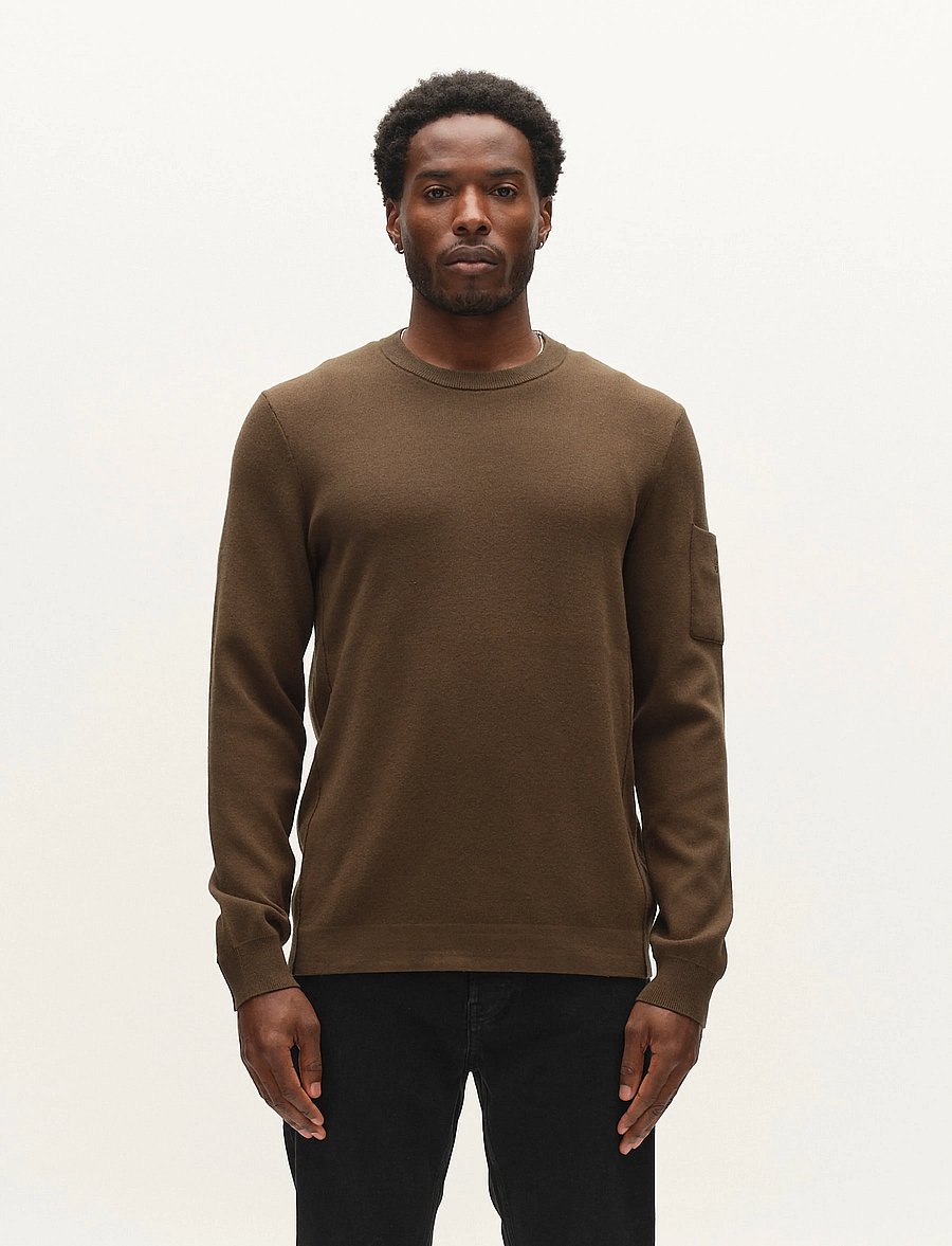 Gabba - GABadriel O-Neck Lume LS Knit - Ümara kaelusega - forest night - 4