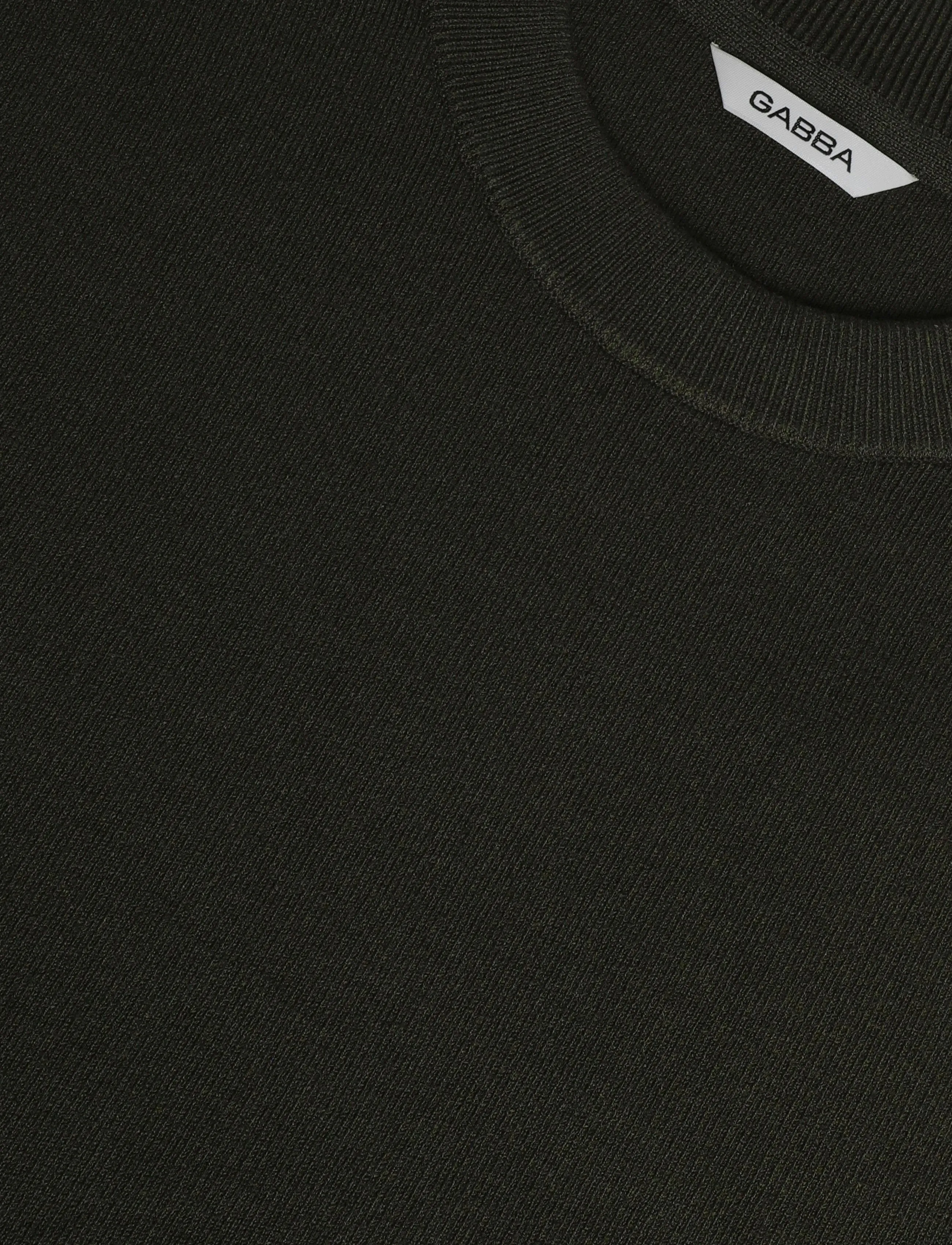 Gabba - GABadriel O-Neck Lume LS Knit - round necks - forest night - 5