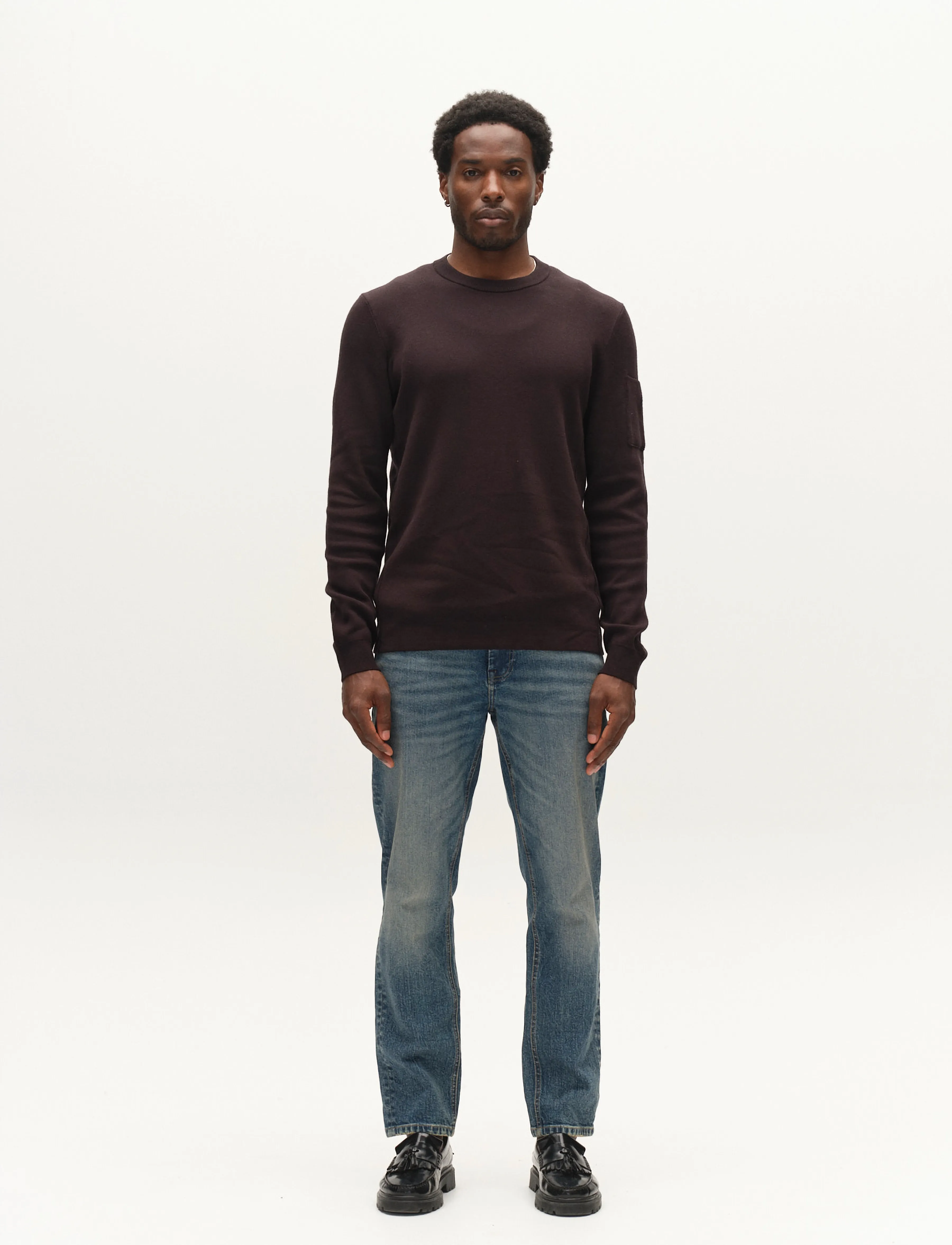 Gabba - GABadriel O-Neck Lume LS Knit - Ümara kaelusega - meteorite - 0