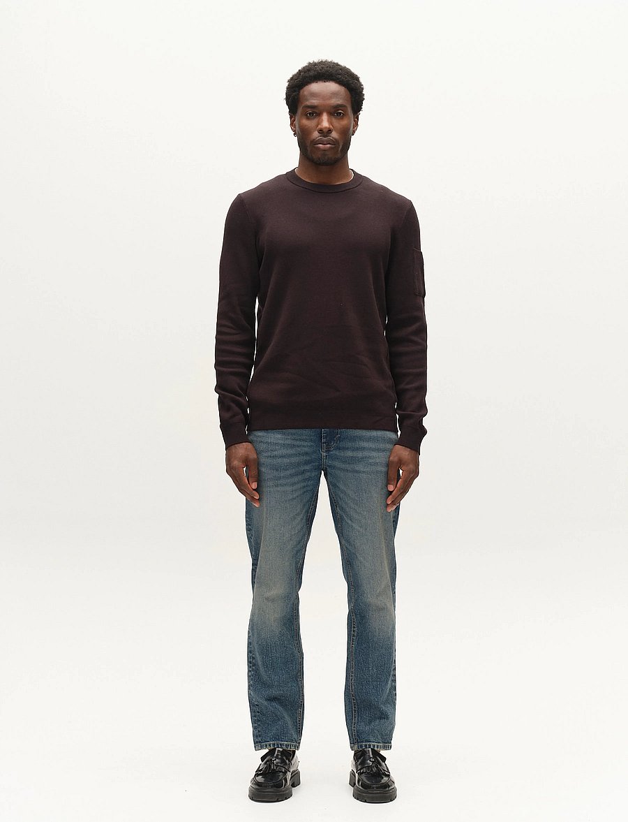Gabba - GABadriel O-Neck Lume LS Knit - Ümara kaelusega - meteorite - 0