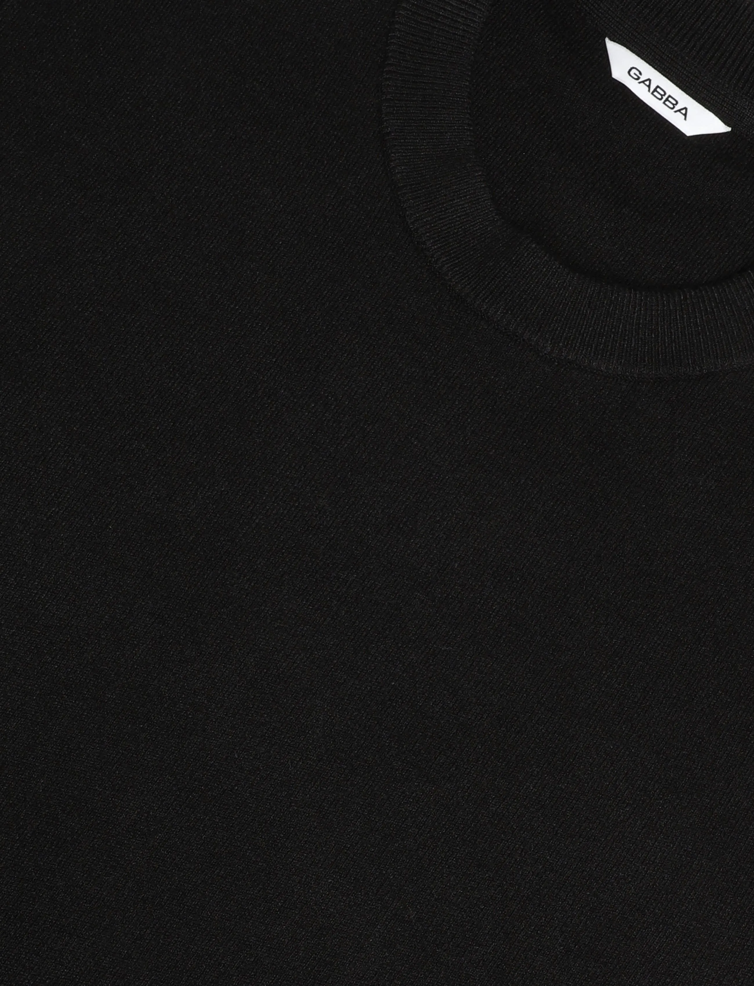 Gabba - GABadriel O-Neck Lume LS Knit - round necks - meteorite - 5
