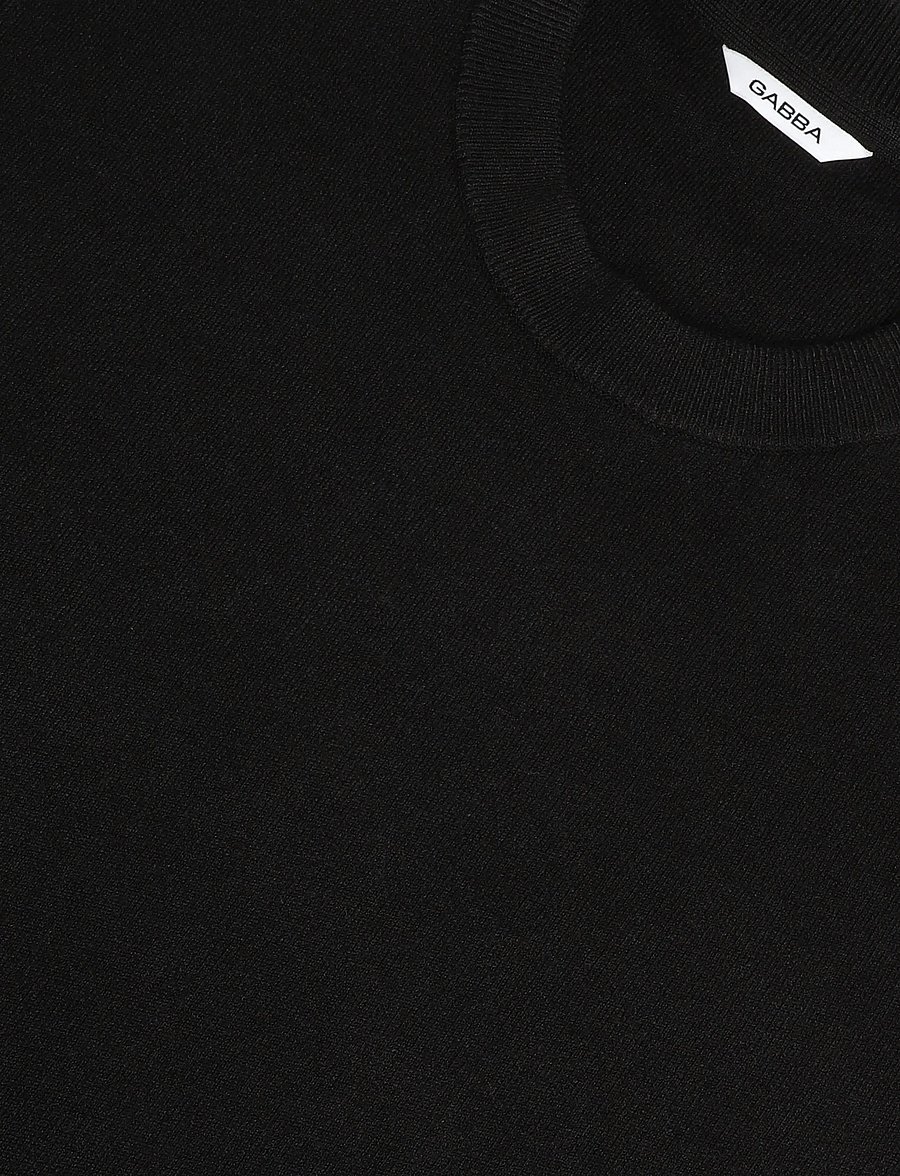 Gabba - GABadriel O-Neck Lume LS Knit - round necks - meteorite - 5