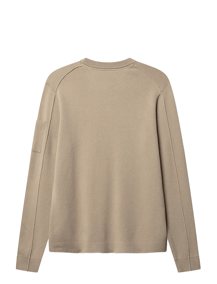 Gabba - GABadriel O-Neck Lume LS Knit - Ümara kaelusega - sand crocker - 2