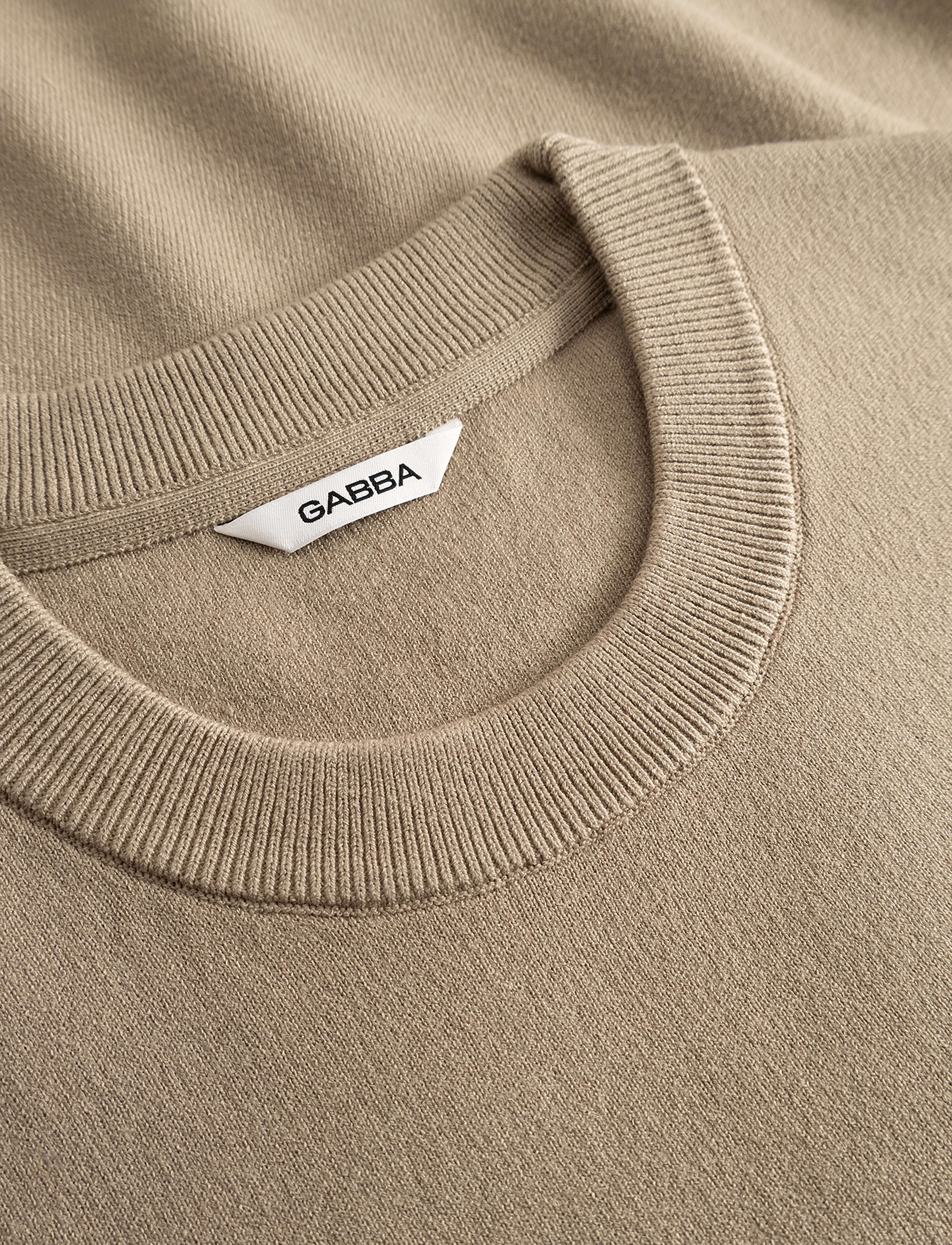 Gabba - GABadriel O-Neck Lume LS Knit - sand crocker - 5