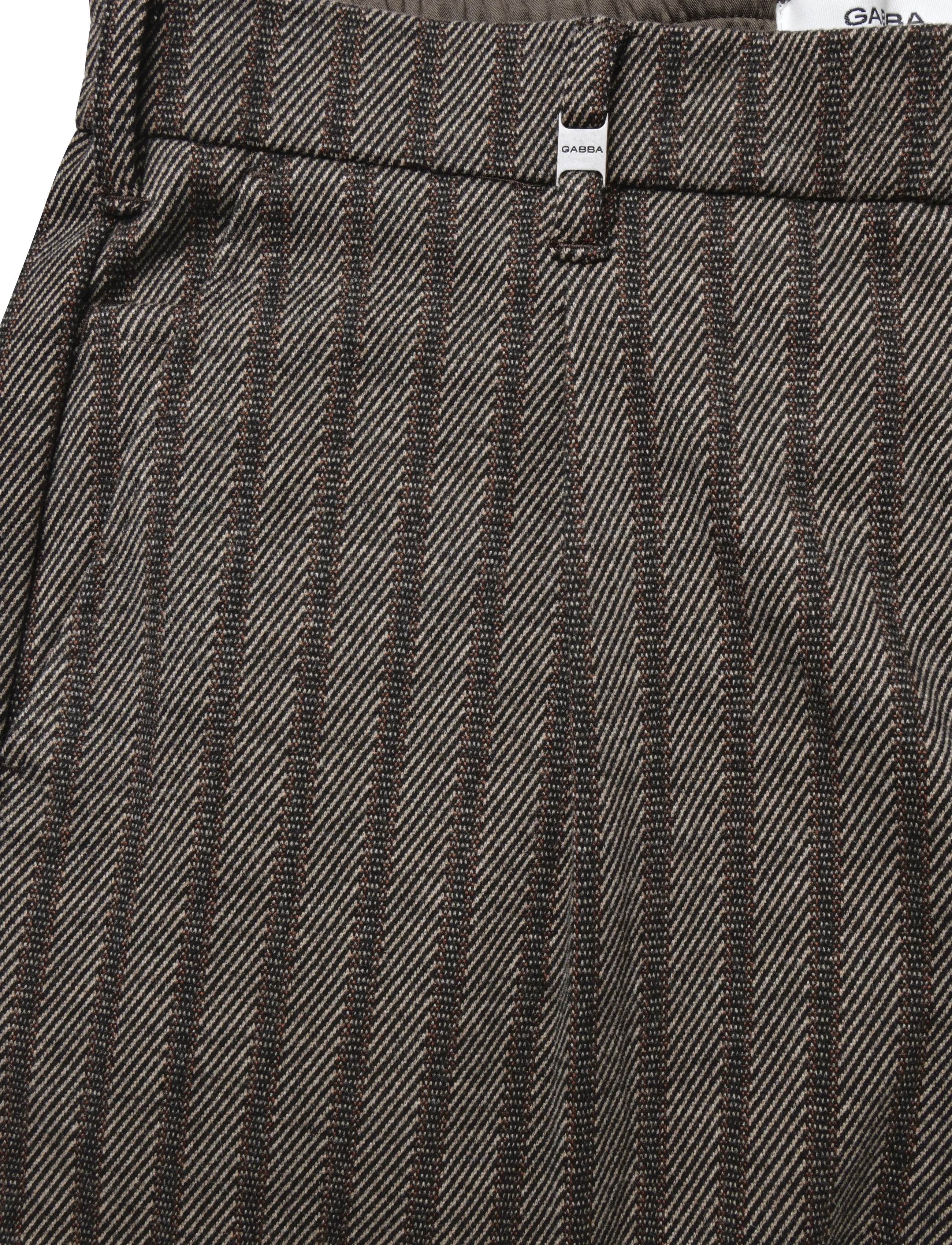 Gabba - GABnapoli 19 Zapies Pant - brown slate - 2