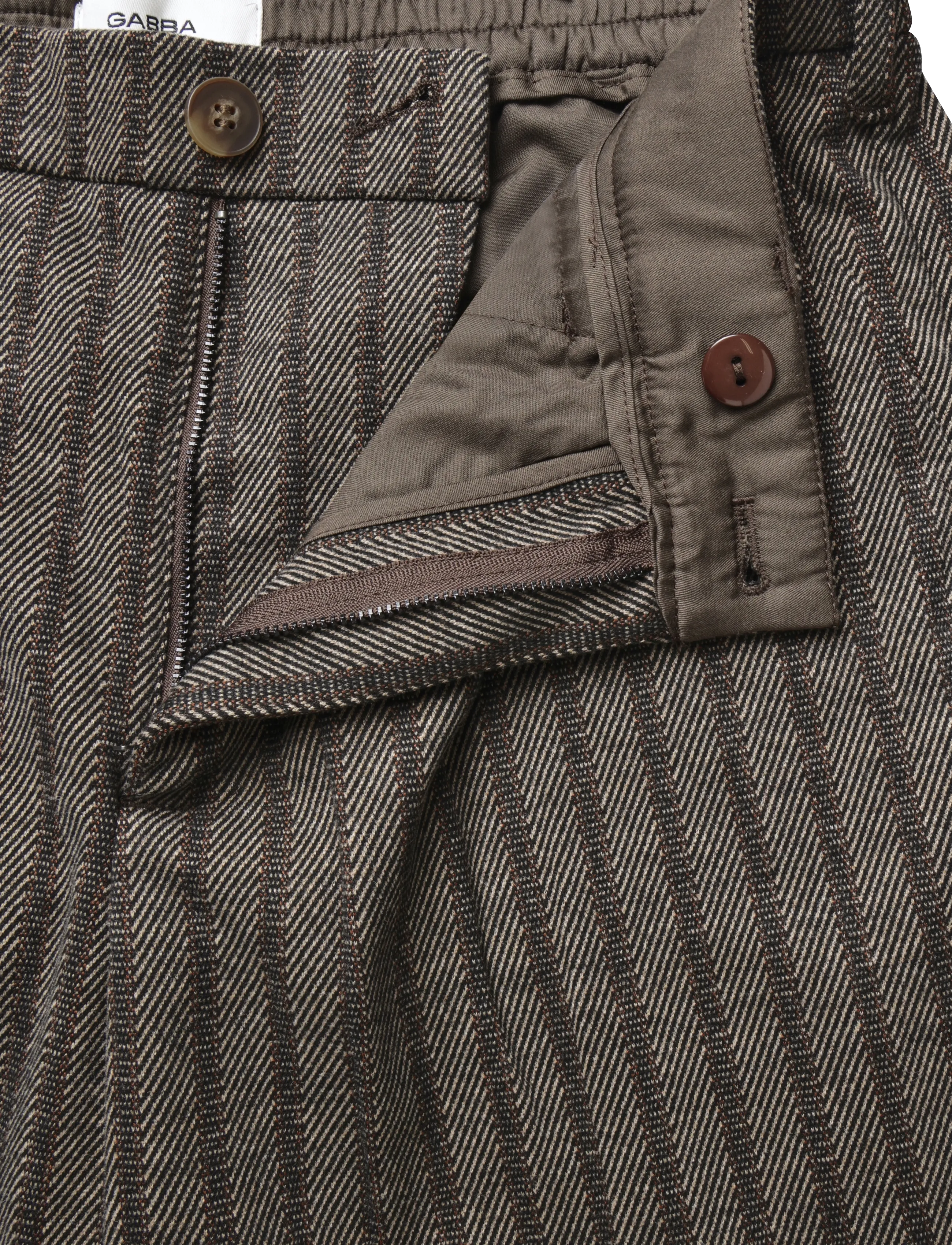 Gabba - GABnapoli 19 Zapies Pant - brown slate - 3