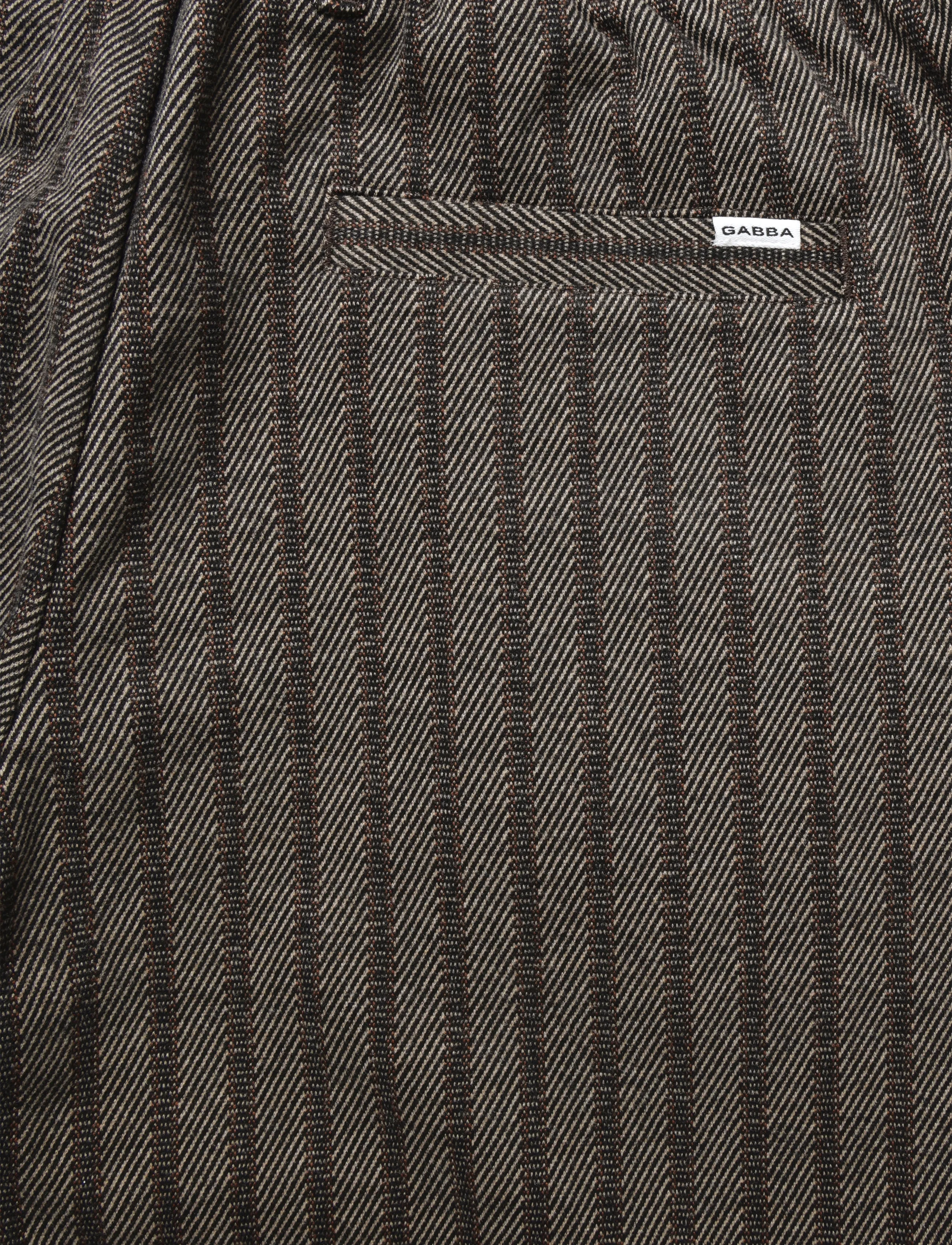 Gabba - GABnapoli 19 Zapies Pant - brown slate - 4