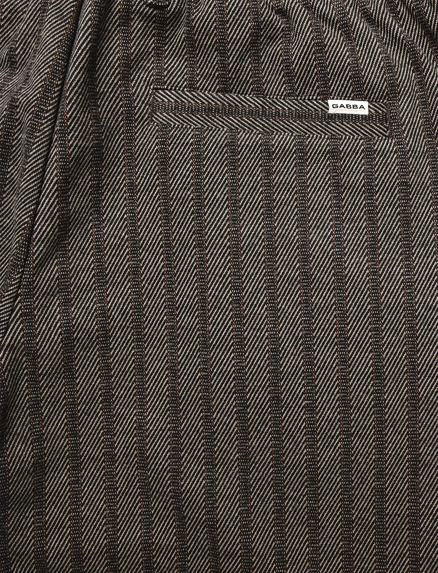 Gabba - GABnapoli 19 Zapies Pant - casual byxor - brown slate - 4