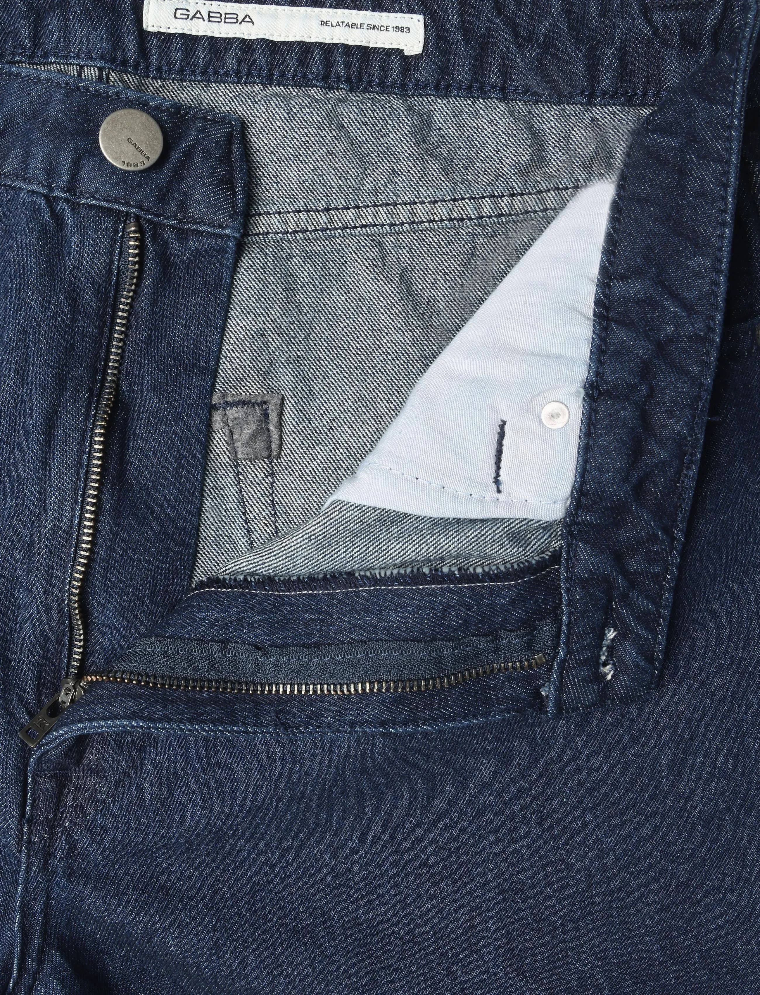 Gabba - GABnoah Tona Rinse Jeans - dark blue denim - 3
