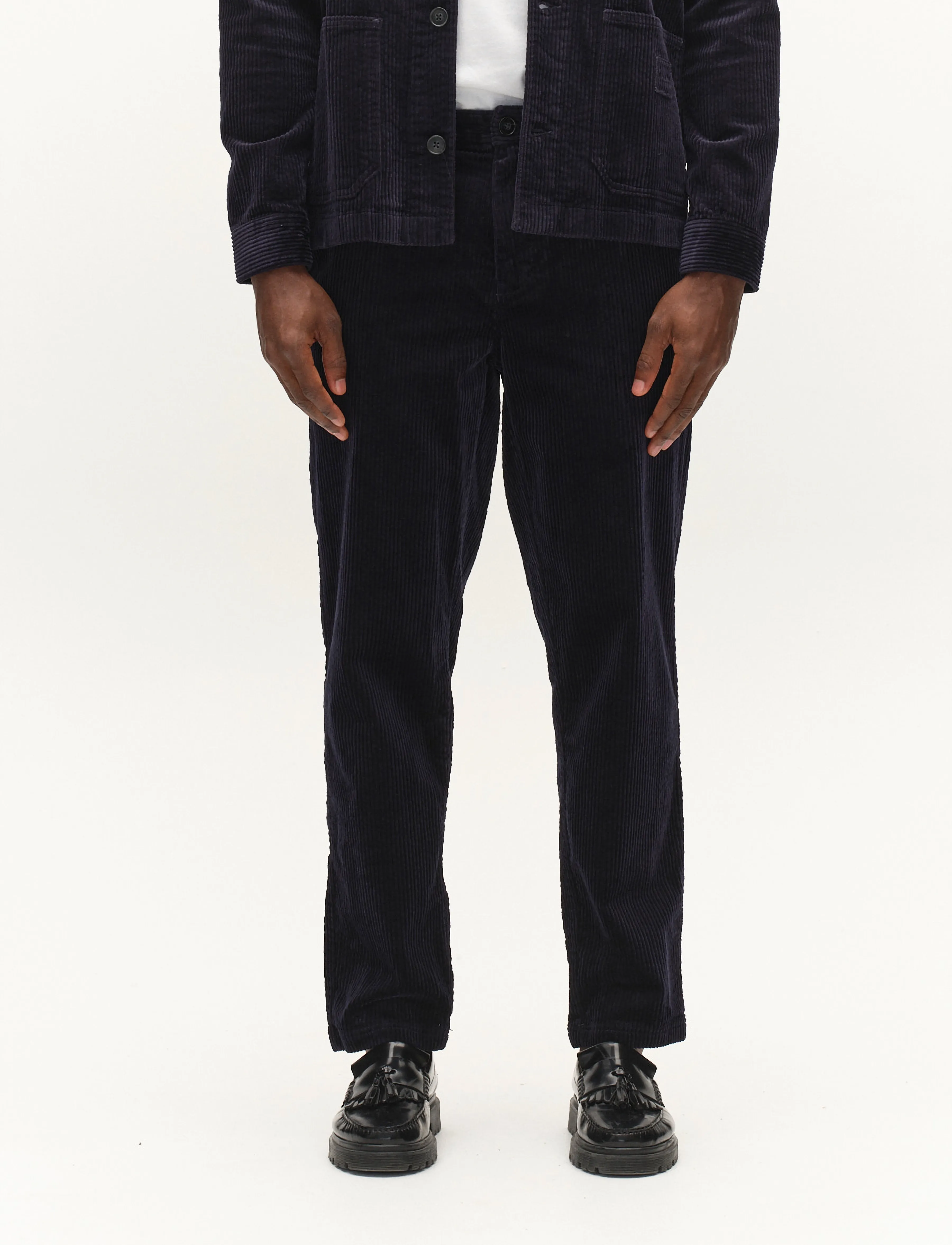 Gabba - GABjoe Nopleats Ibre Pant - trousers & jeans - dark navy - 4