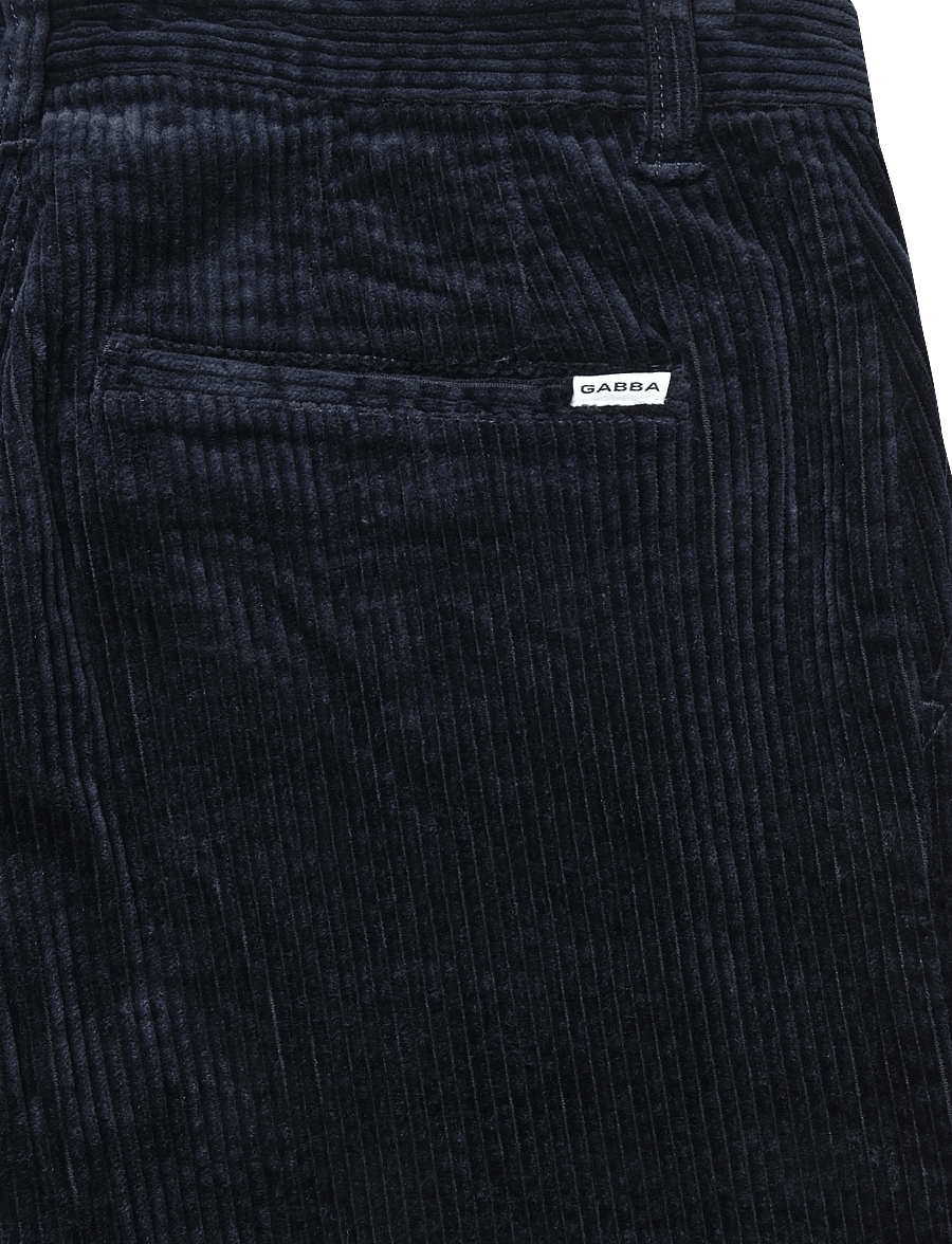 Gabba - GABjoe Nopleats Ibre Pant - casual bukser - dark navy - 4