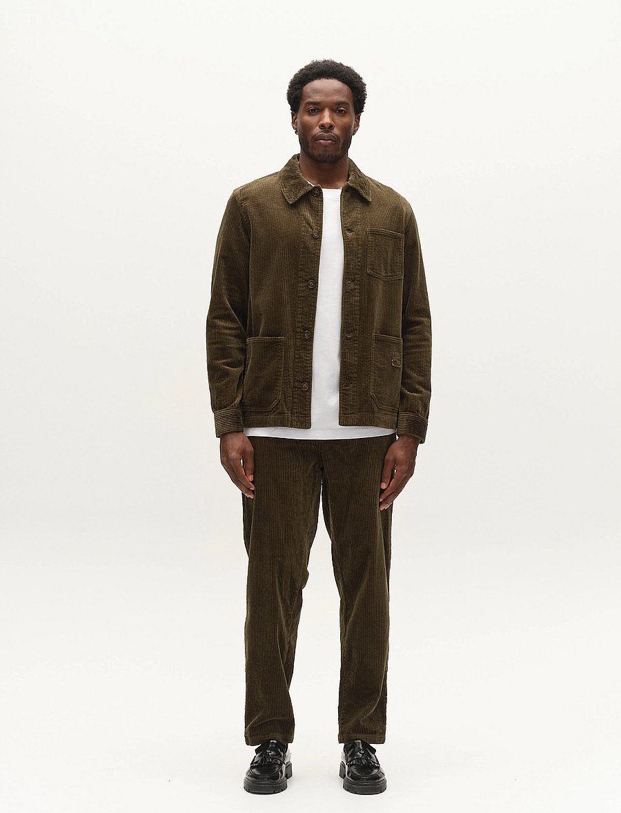 Gabba - GABjoe Nopleats Ibre Pant - casual bukser - forest night - 0