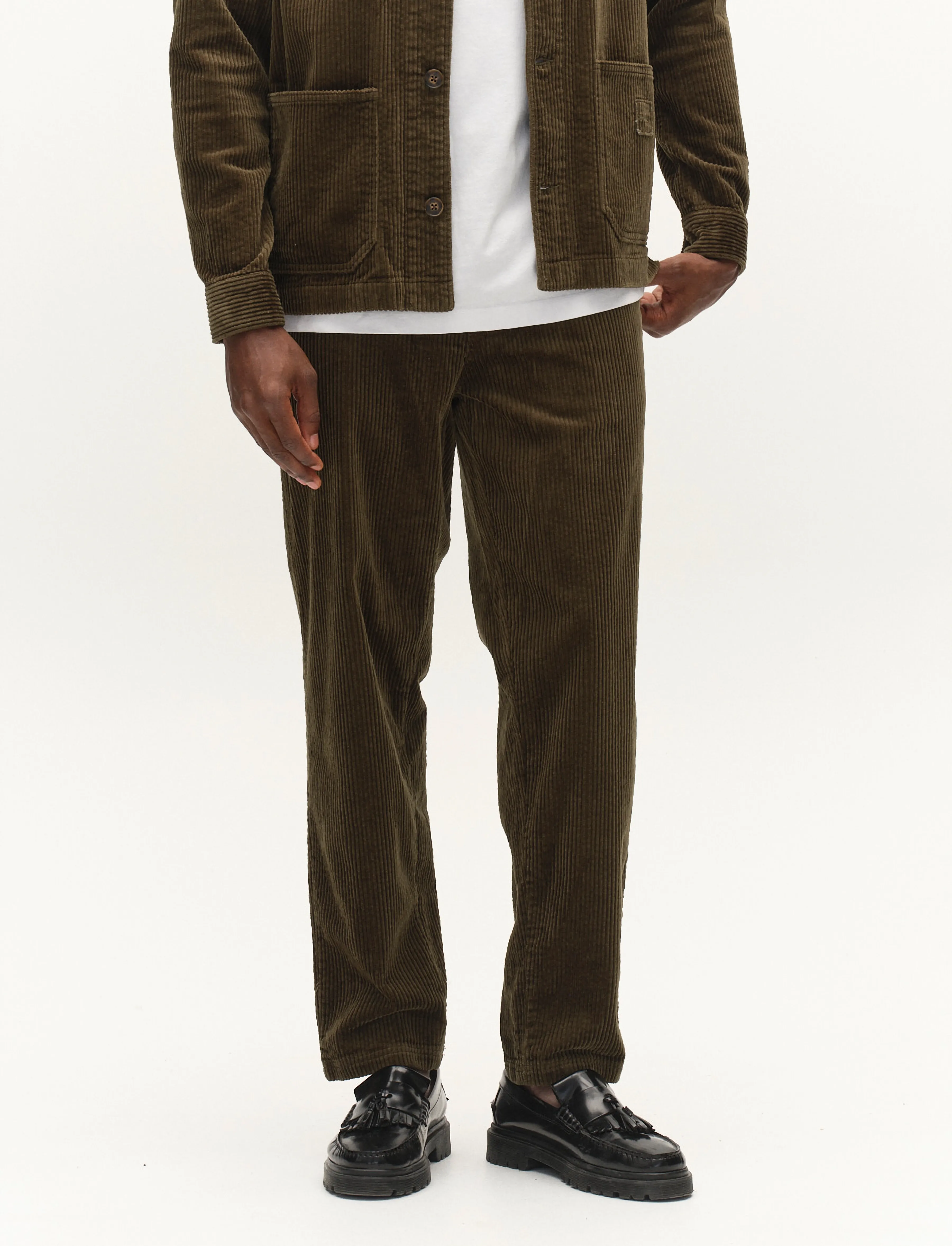 Gabba - GABjoe Nopleats Ibre Pant - casual bukser - forest night - 4