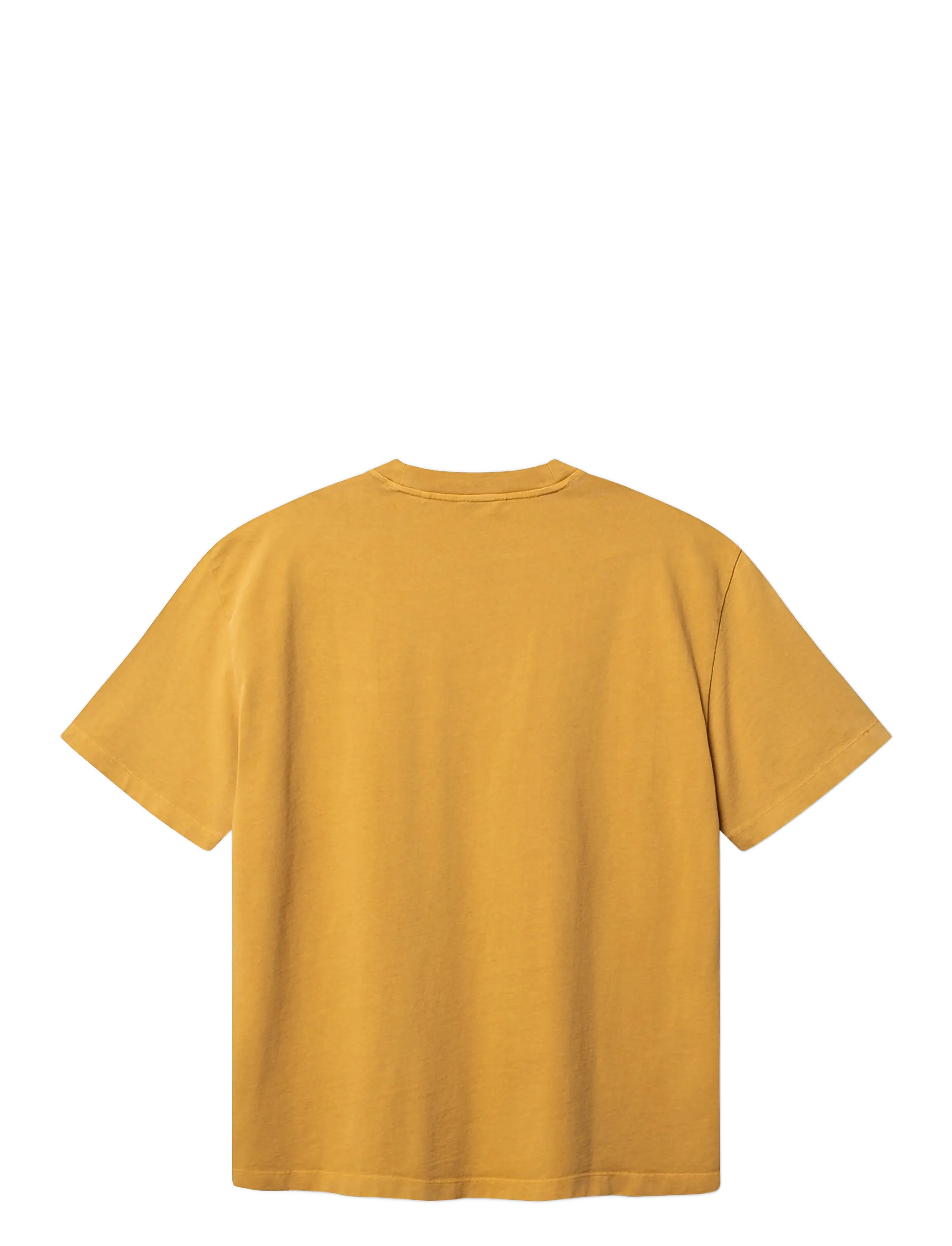 Gabba - GABnigel Wix Pkt Boxy Hour SS T-Shirt - kortærmede t-shirts - mustard yellow - 2