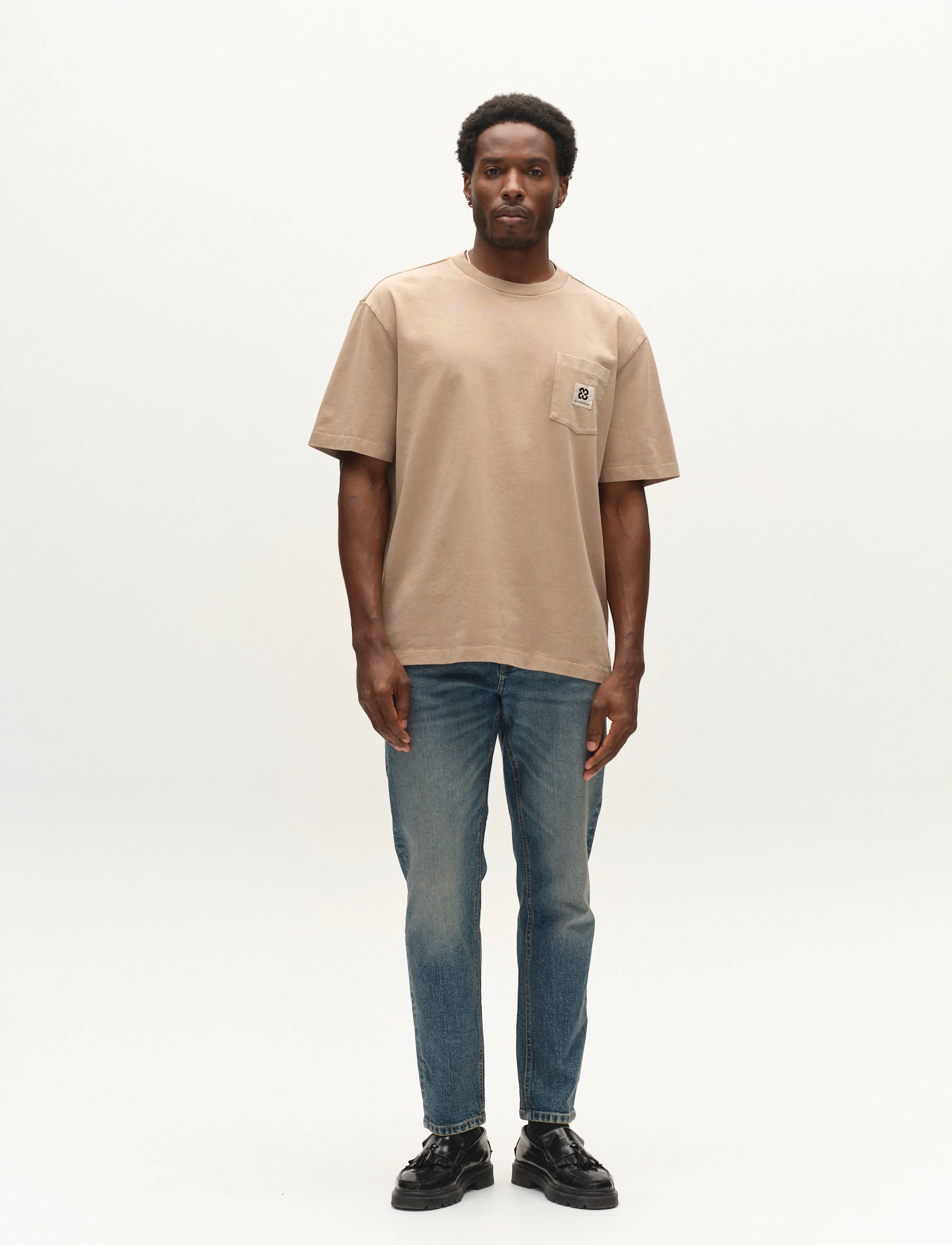 Gabba GABnigel Wix Pkt Boxy Hour SS T-Shirt - Nach Anlass kaufen - SAND CROCKER / beige