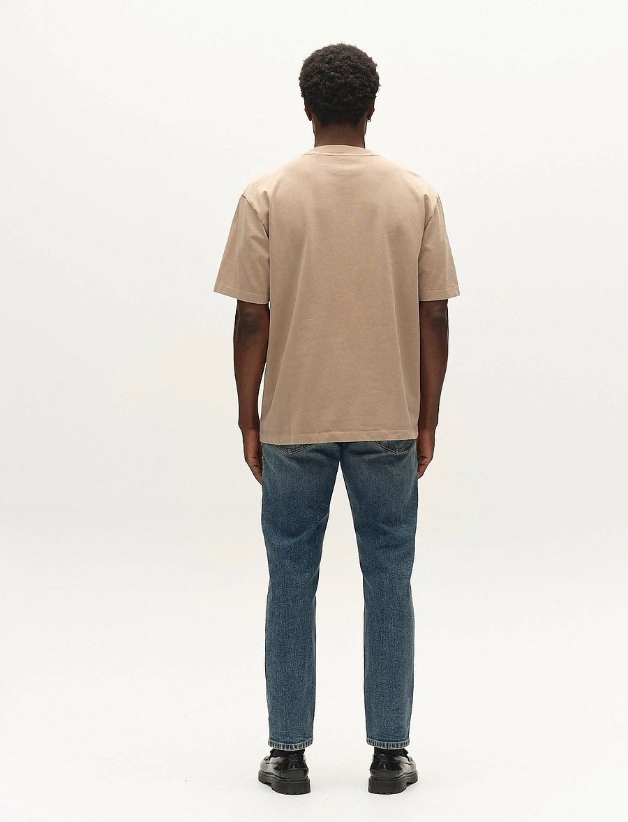 Gabba - GABnigel Wix Pkt Boxy Hour SS T-Shirt - sand crocker - 3
