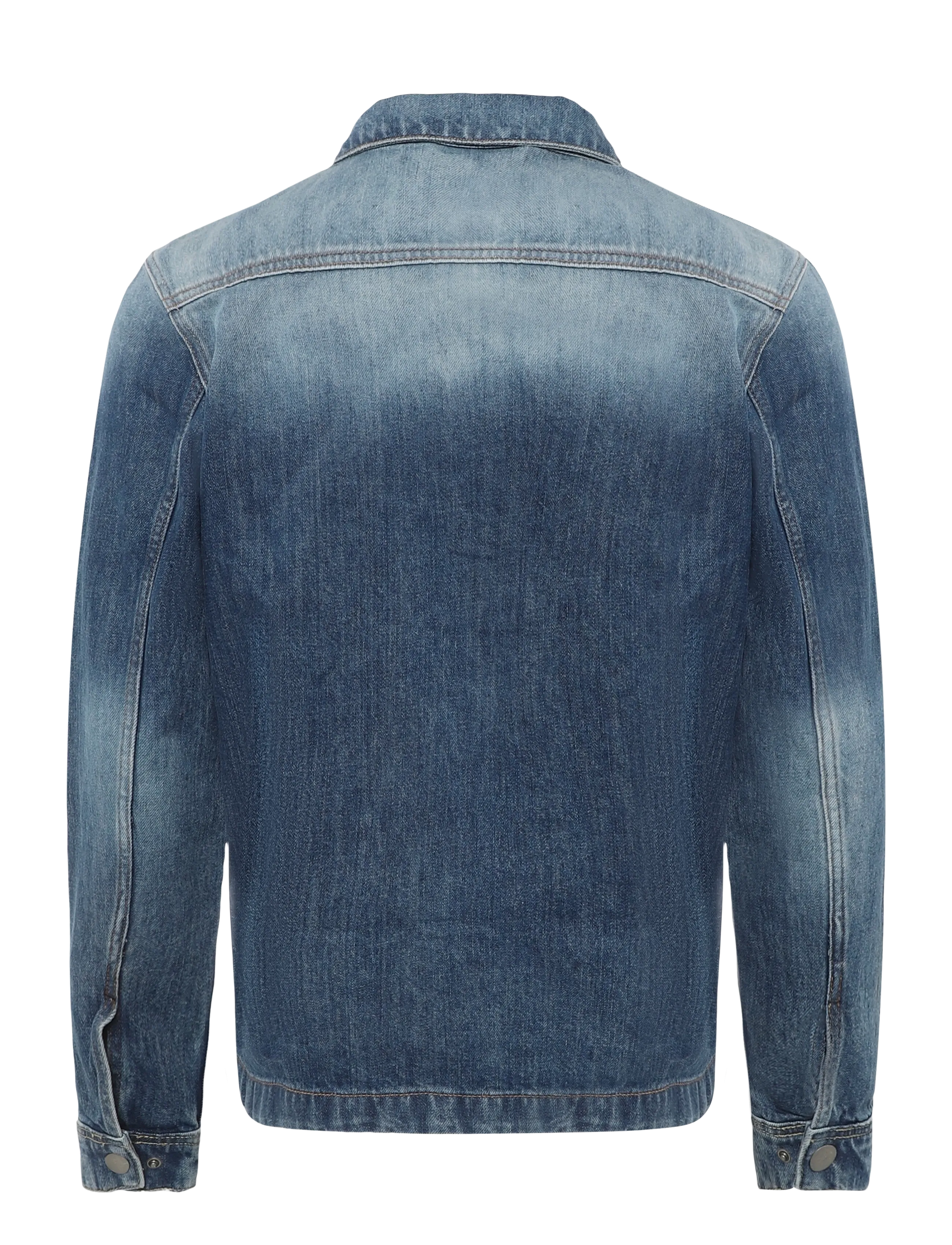 Gabba - GABbeta Wolv DS0004 LS Overshirt - dark blue denim - 1